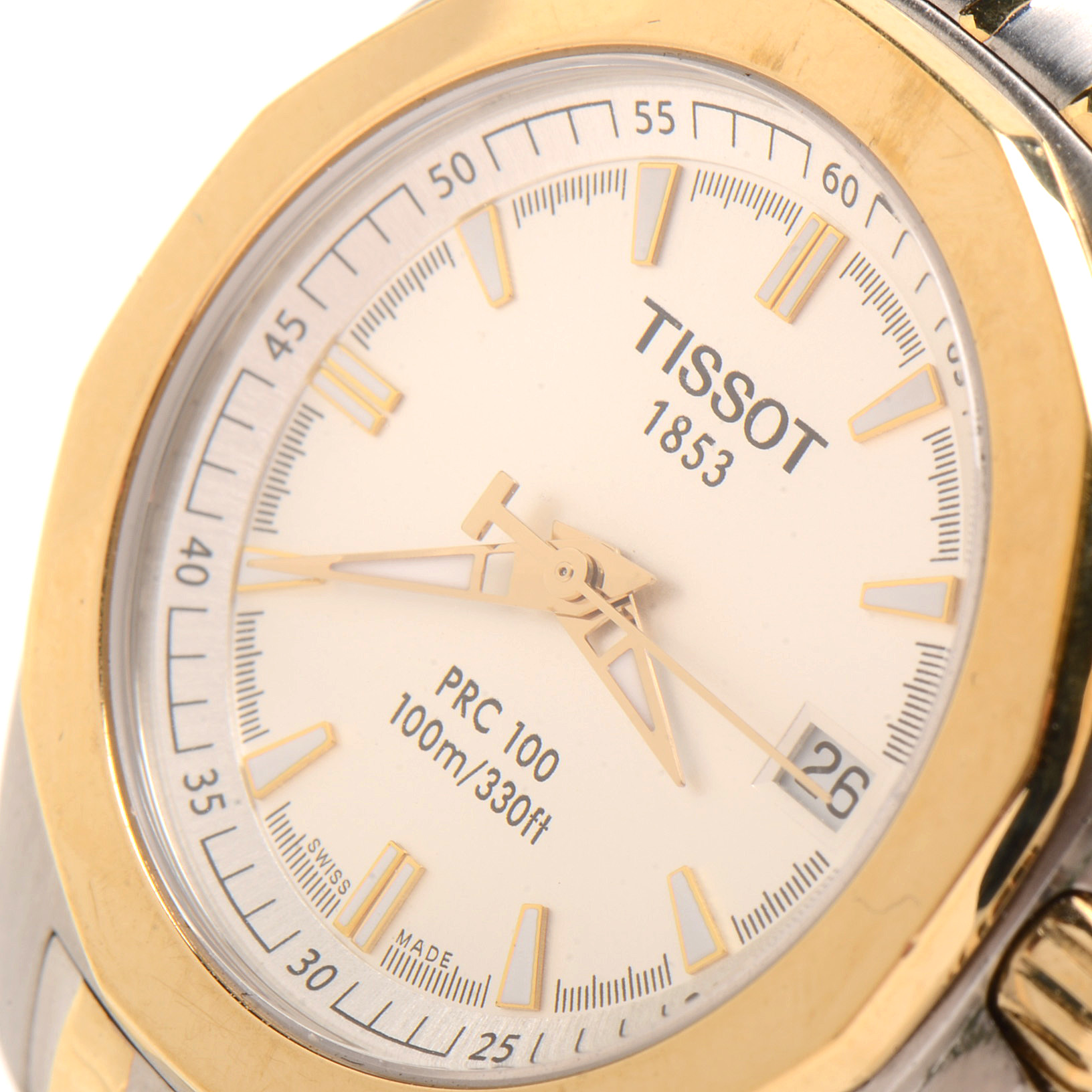 Tissot T-Sport PRC 100 Chronograph Steel and Goldtone Watch