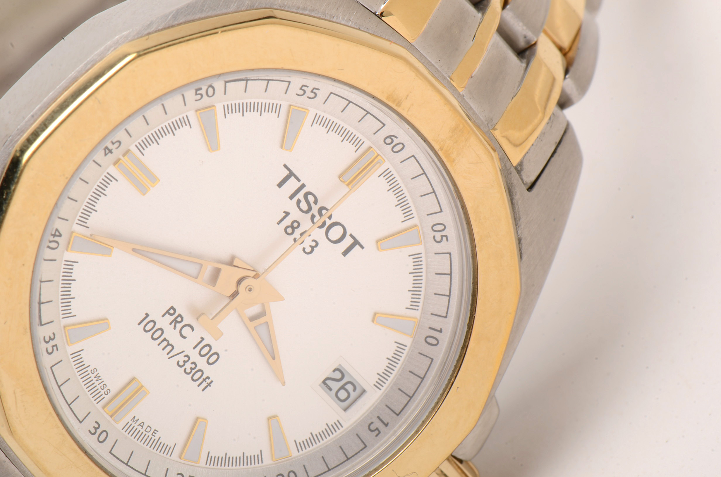 Tissot T-Sport PRC 100 Chronograph Steel and Goldtone Watch