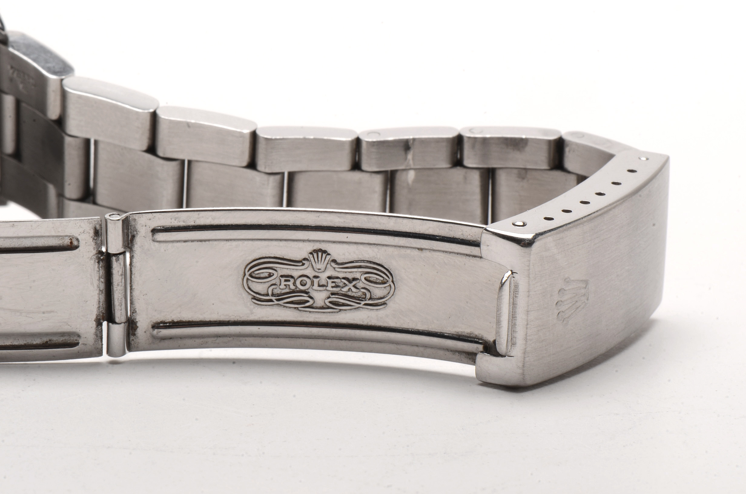 Rolex Oyster Date Steel White Roman 34.00 mm Automatic Watch