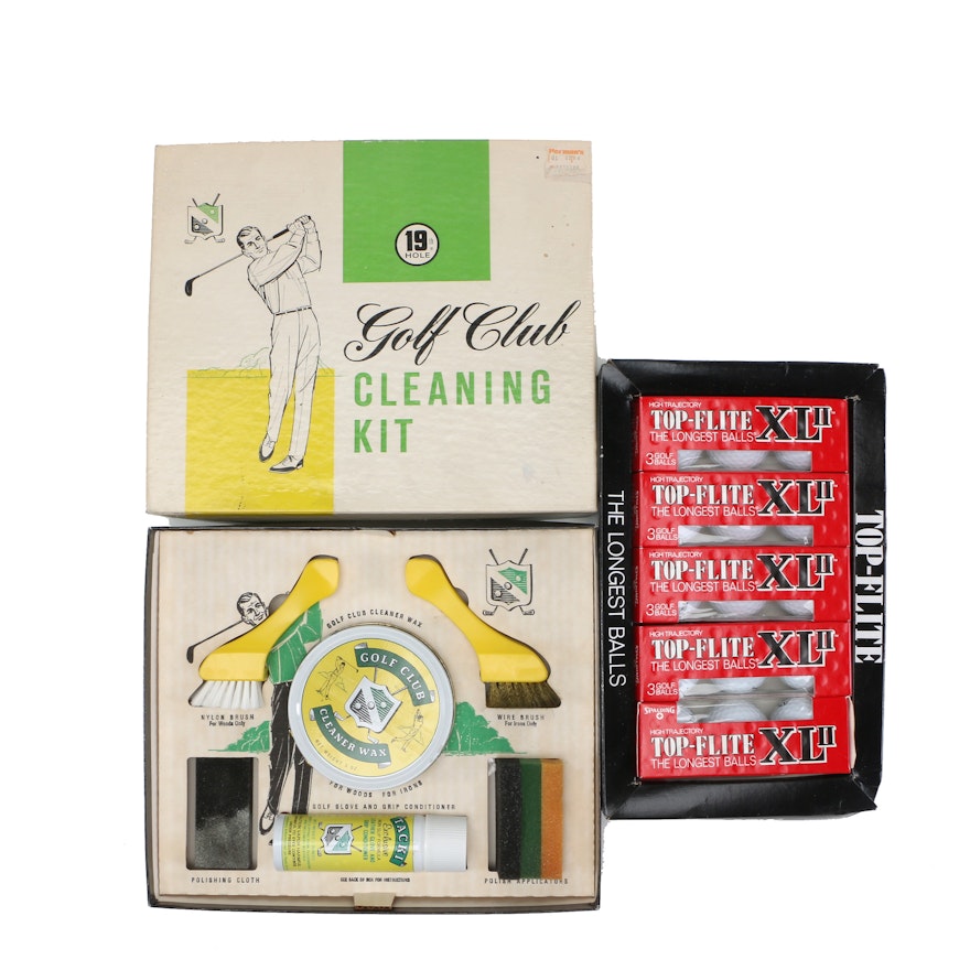 Top-Flite Golf Balls and Golf Club Cleaning Kit