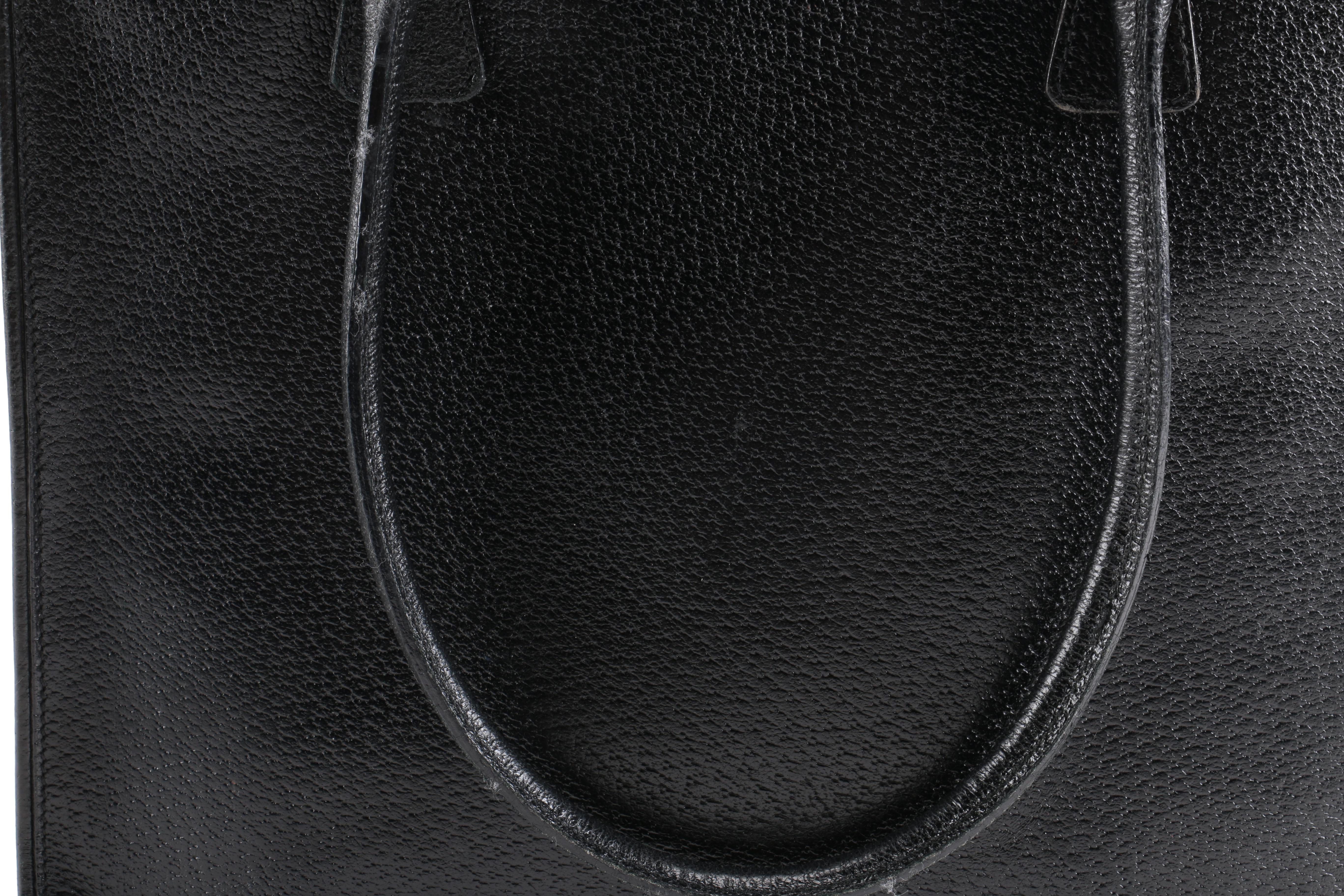Prada Pebbled Leather Tote Bag