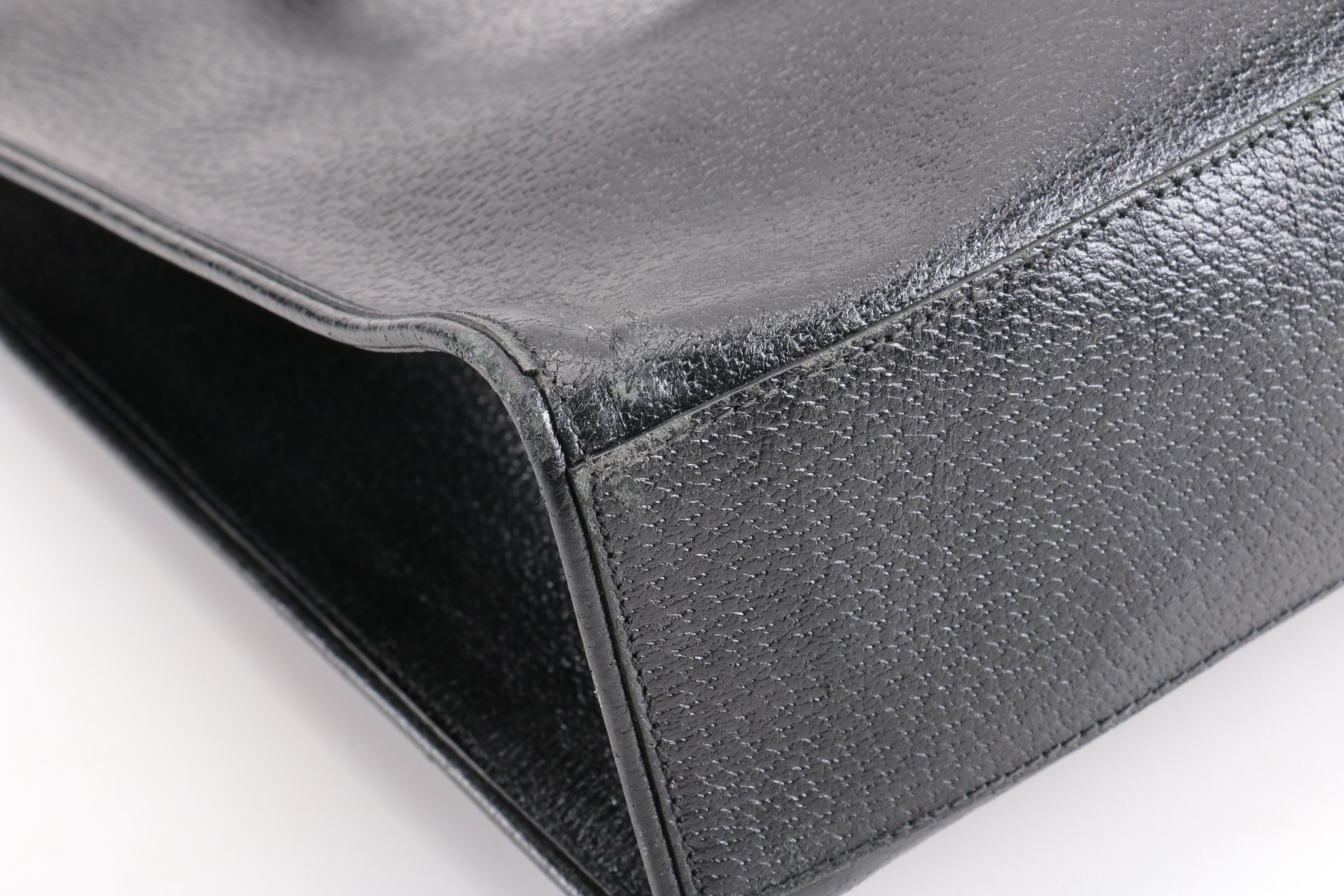 Prada Pebbled Leather Tote Bag