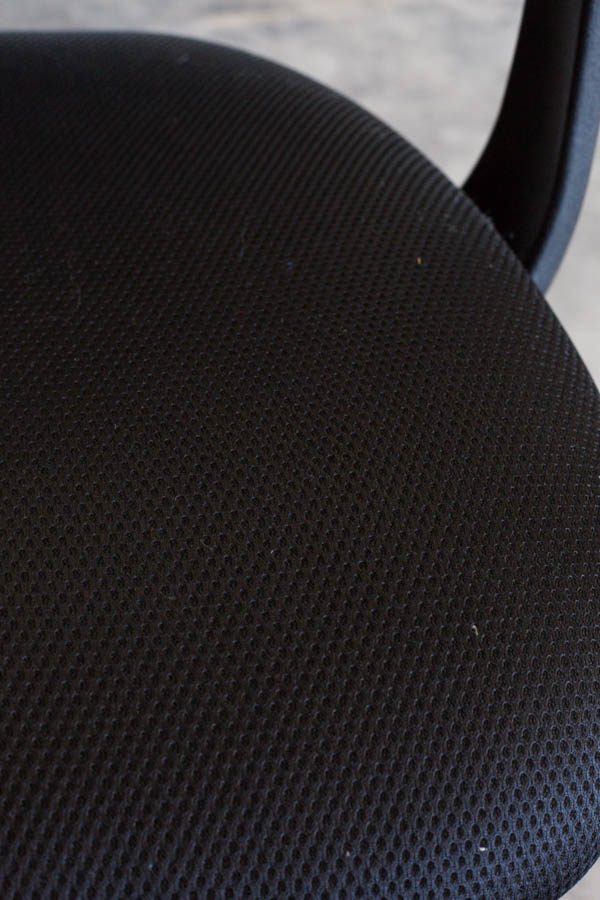 Modern Rolling Black Banker's Chair