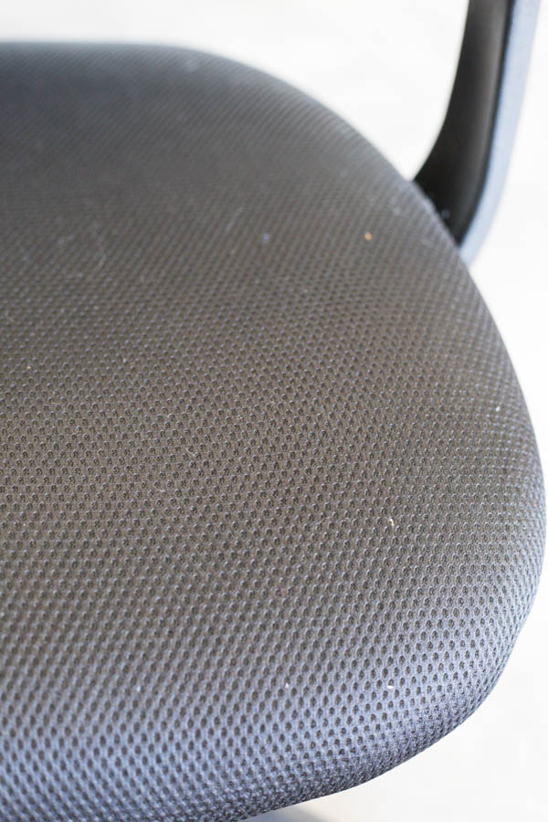 Modern Rolling Black Banker's Chair