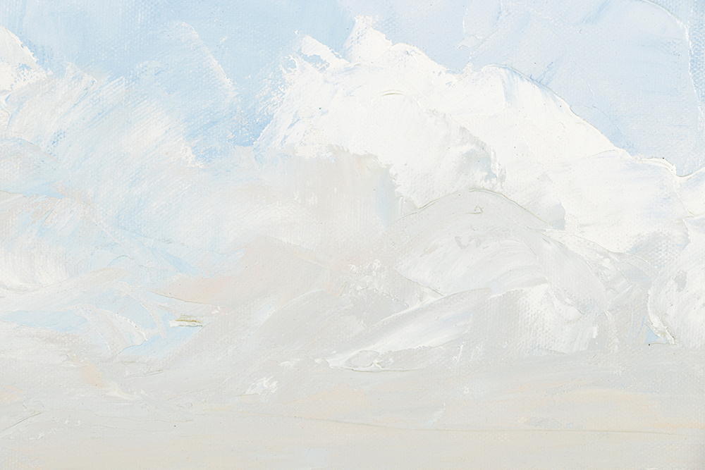 Martha Cristel Oil Painting on Canvas "Boats in Harbor"