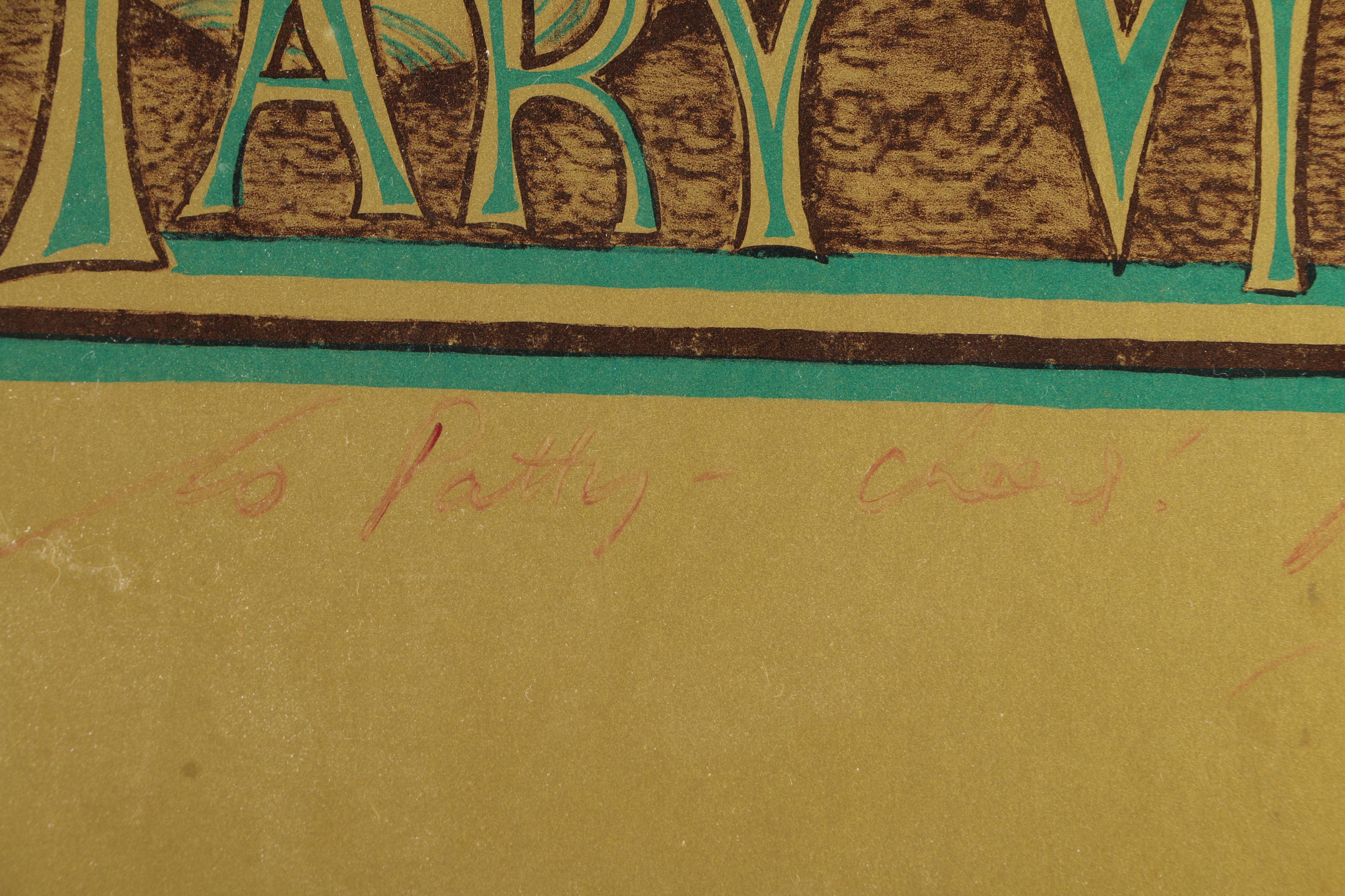 Mary Vickers Lithograph of a Woman in a Fur Collar