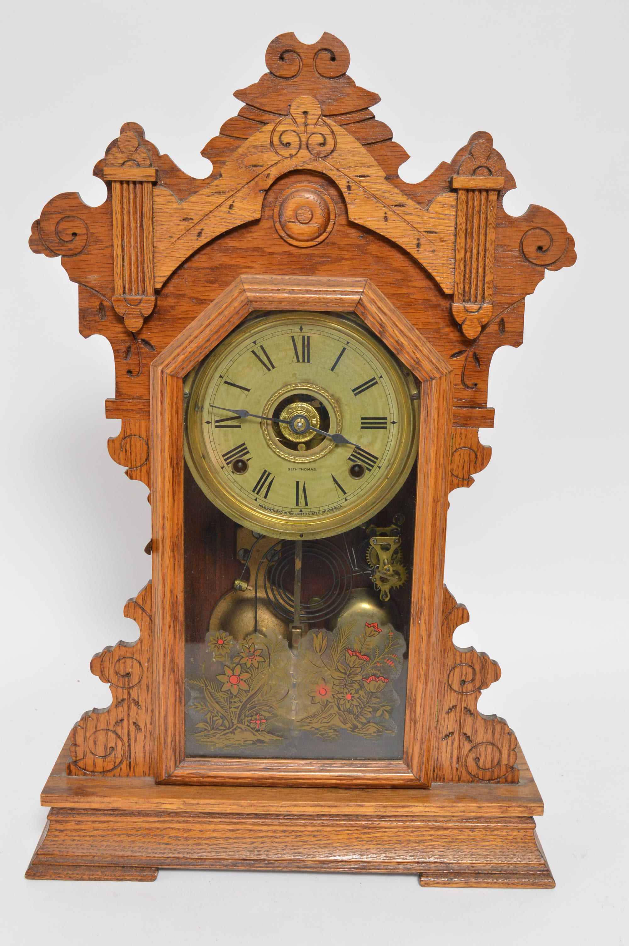 Seth Thomas Eastlake Pendulum Mantel Clock