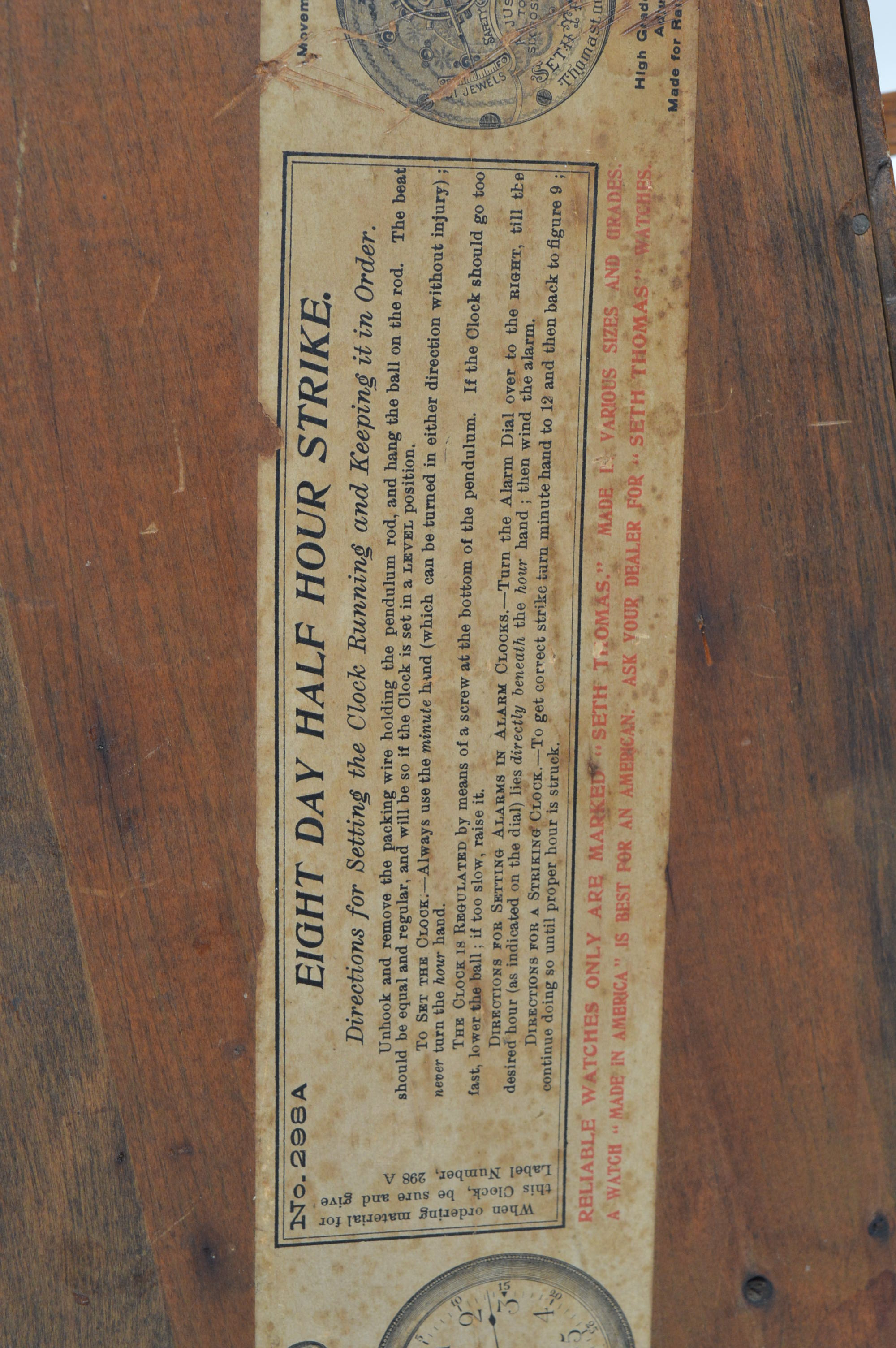 Seth Thomas Eastlake Pendulum Mantel Clock