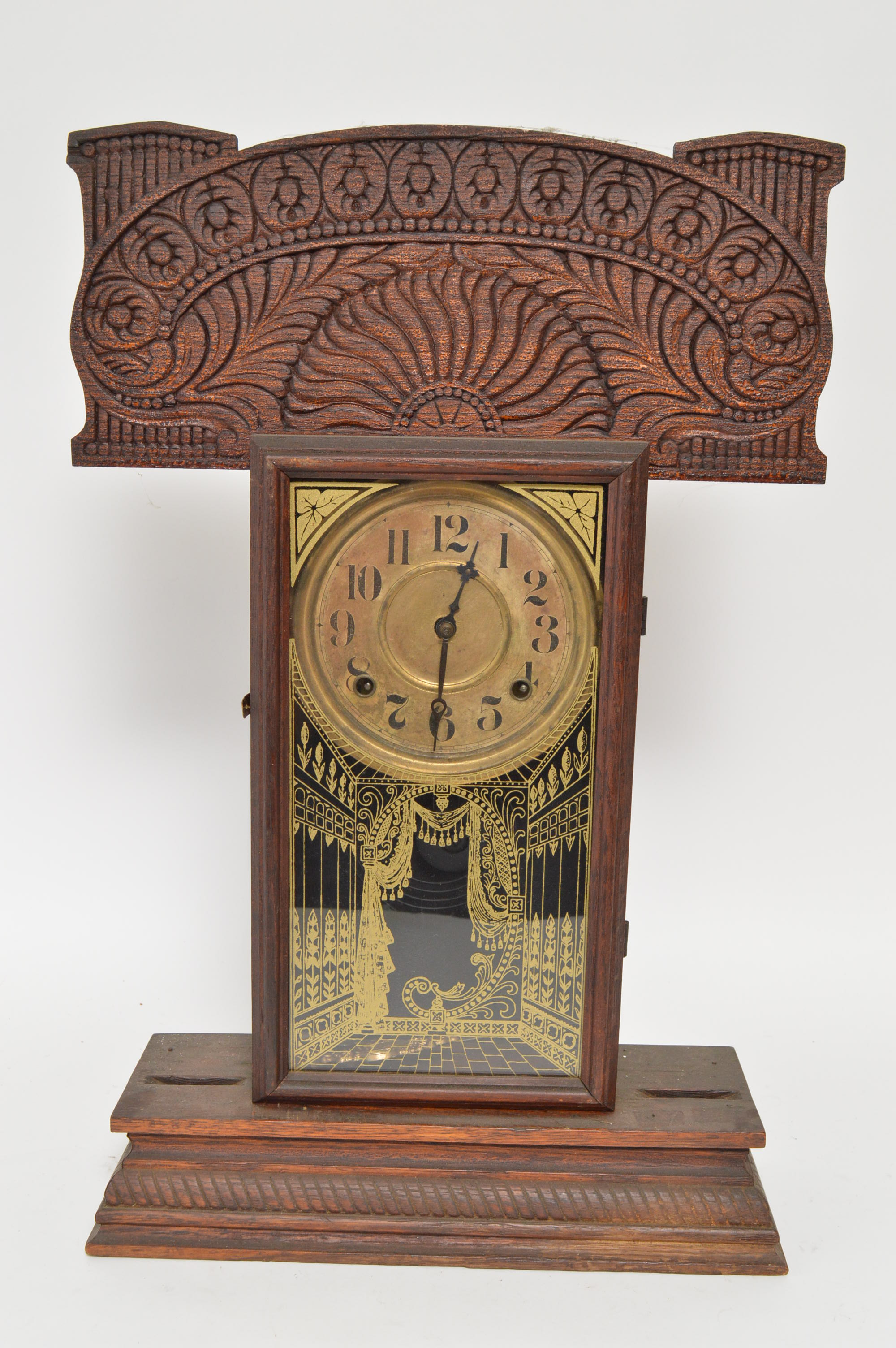 E. Ingraham Co. Eastlake Pendulum Clock