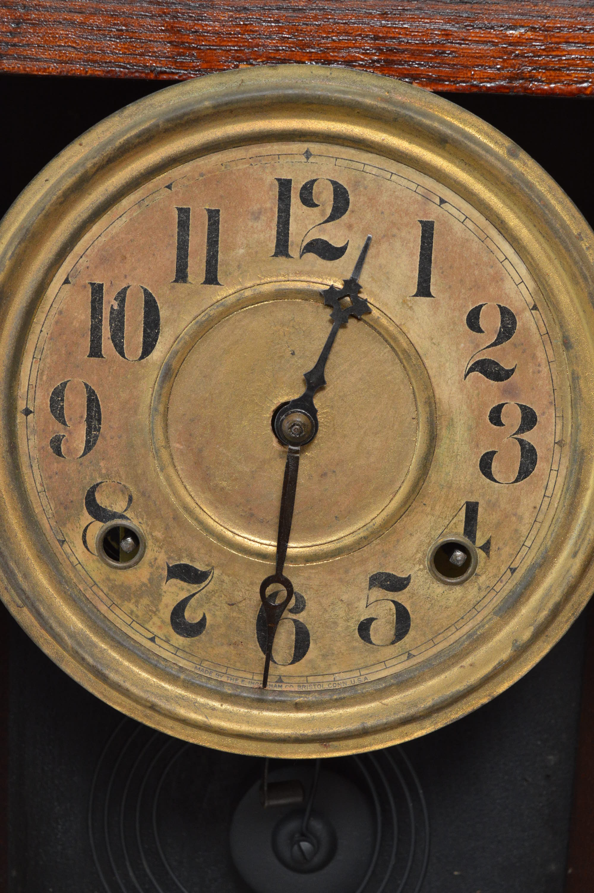 E. Ingraham Co. Eastlake Pendulum Clock
