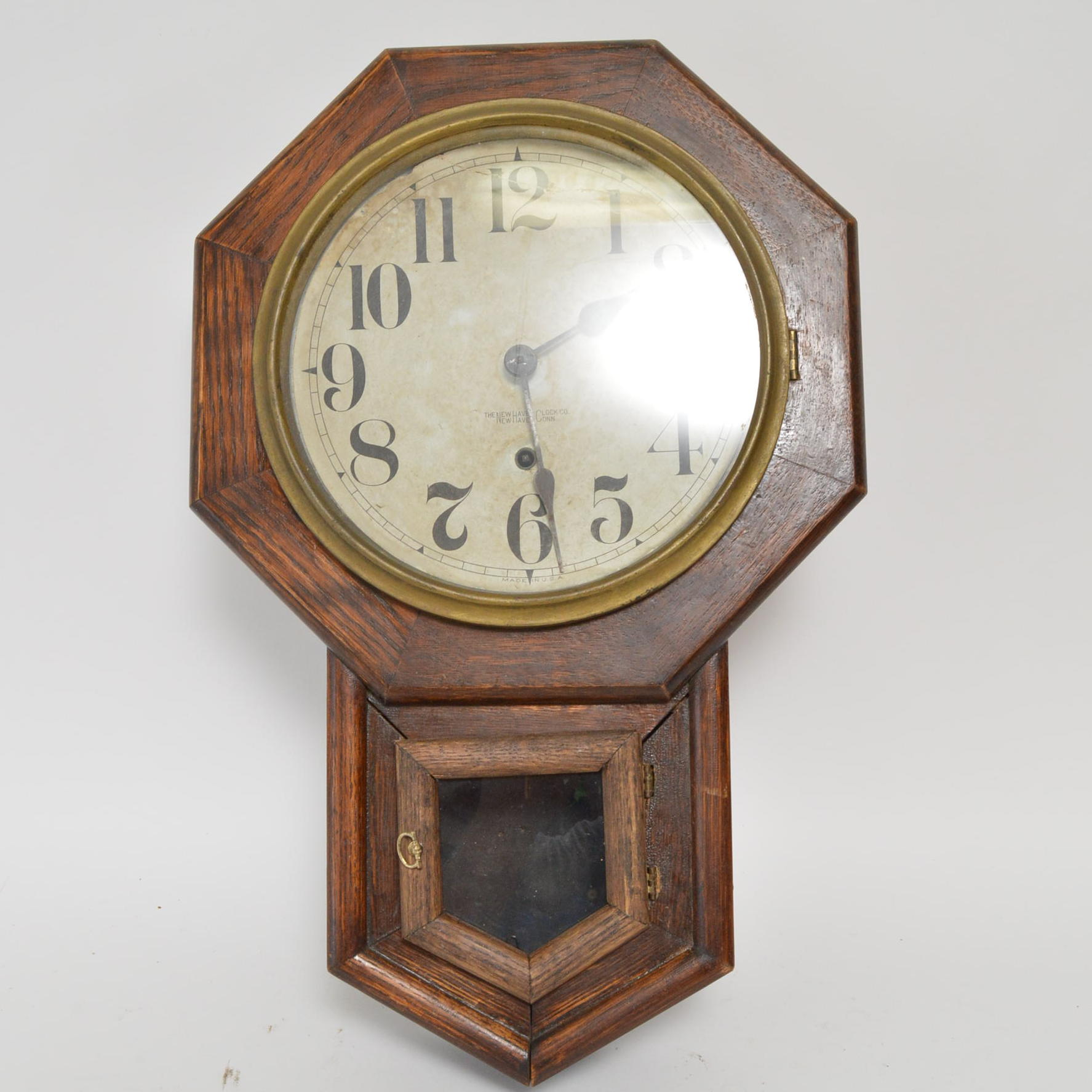 New Haven Clock Company Pendulum Clock