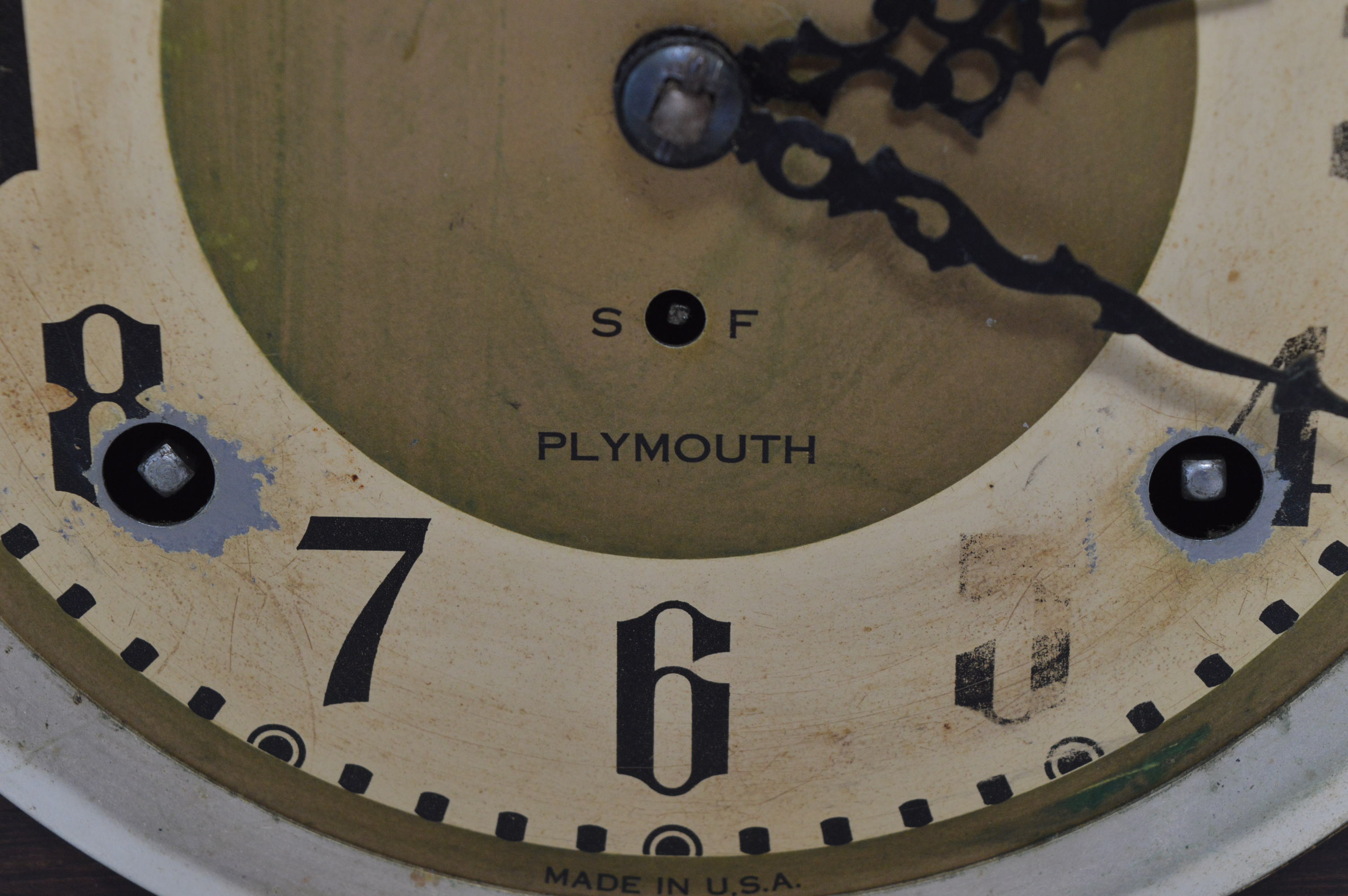 Plymouth Tambour Mantel Clock