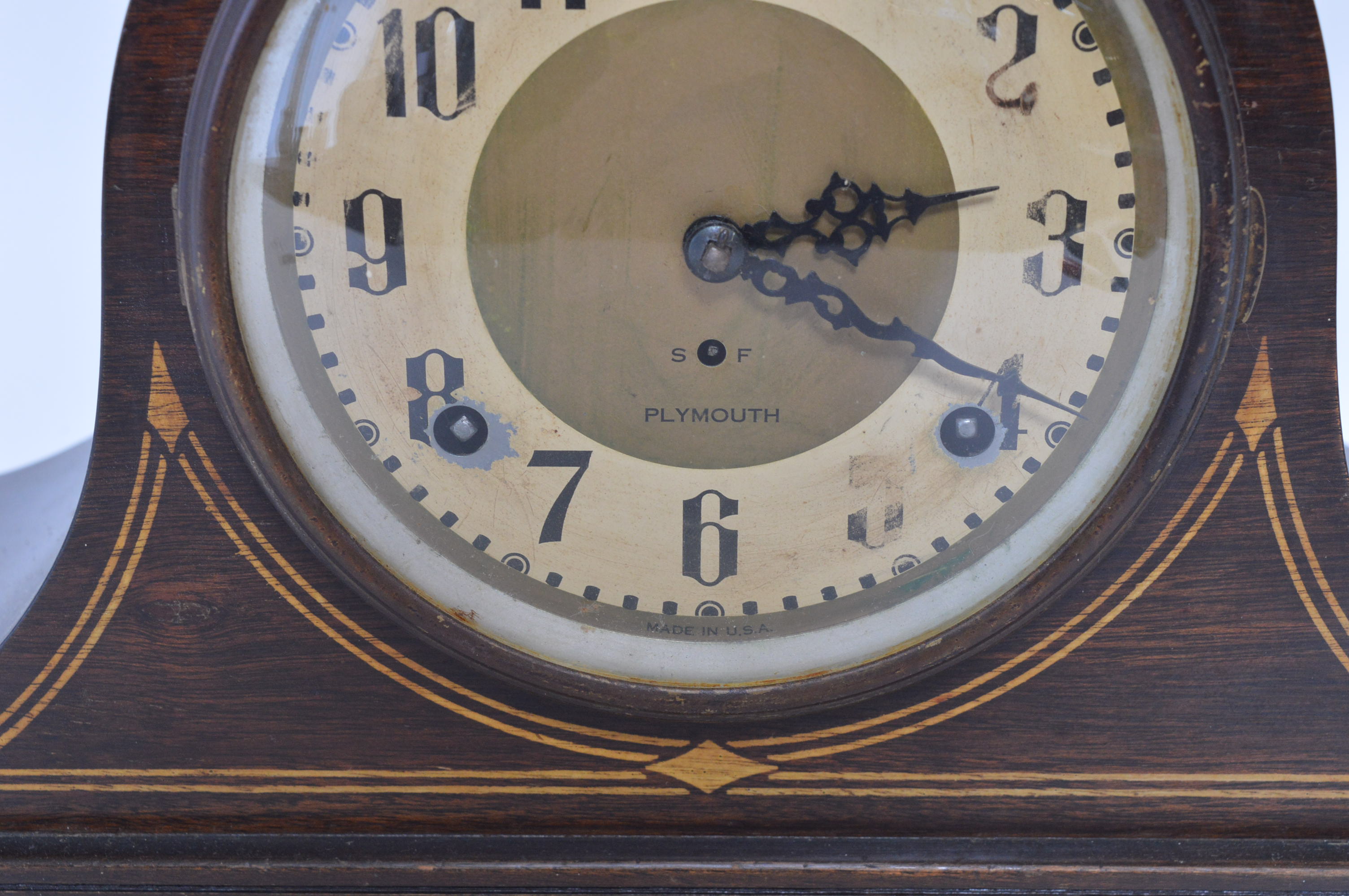 Plymouth Tambour Mantel Clock