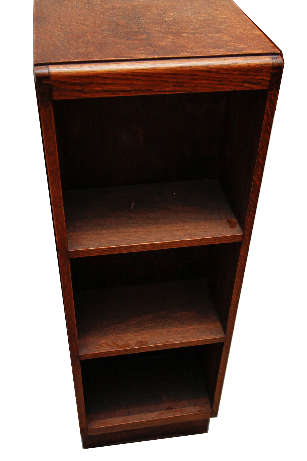 Vintage Arts & Crafts Oak Bookcase Cabinet