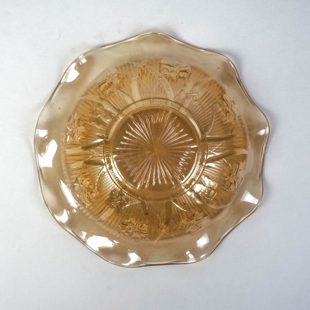 Jeannette "Iris Iridescent" Depression Glass Tableware