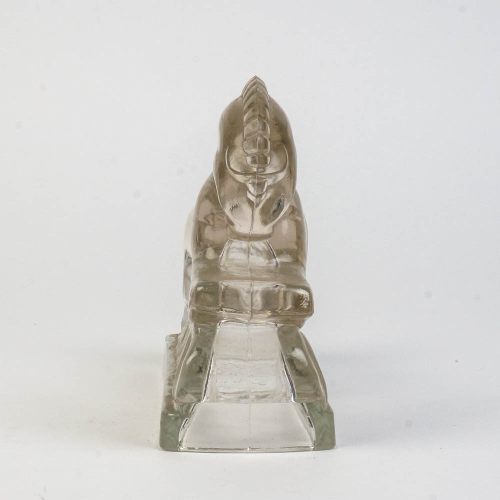 Heisey Style Glass Horse Figurines