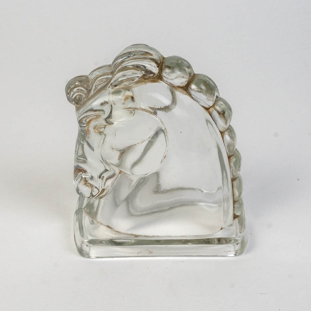 Heisey Style Glass Horse Figurines