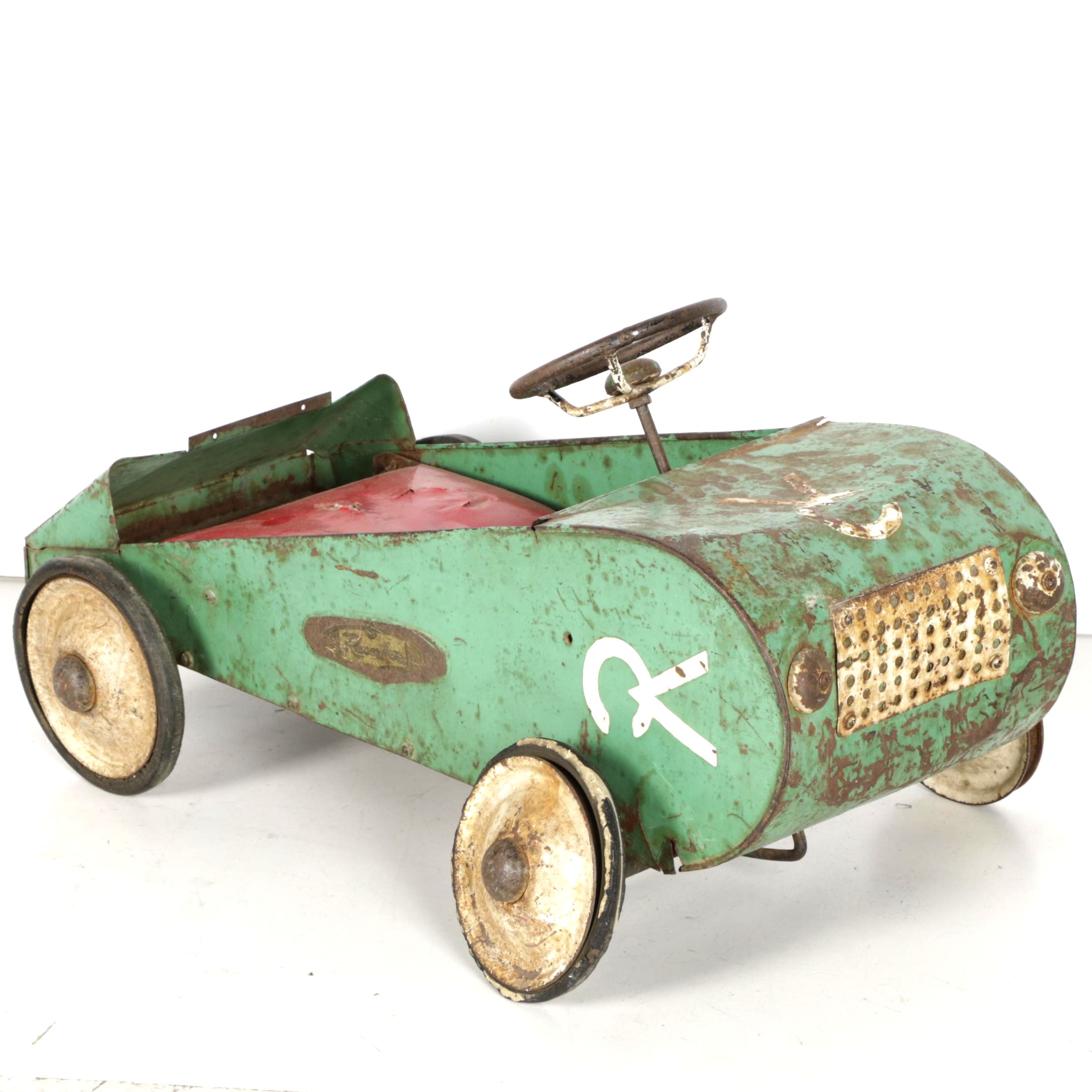 Vintage "Racerkar" Pedal Car