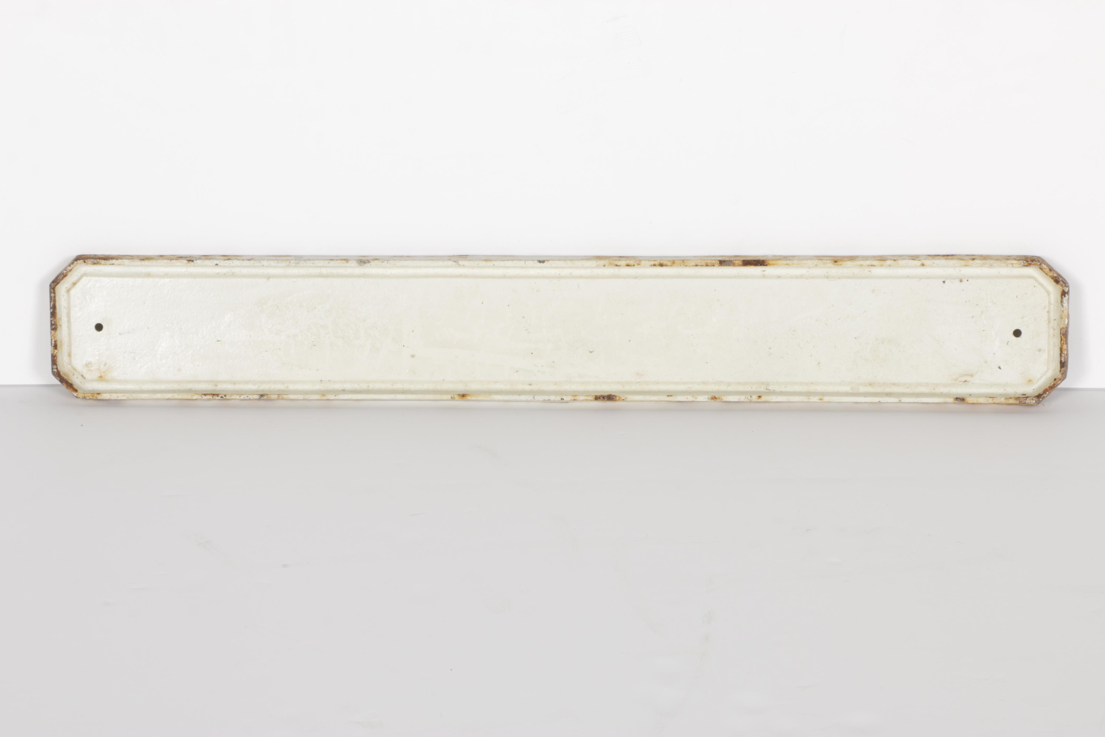 Antique English Metal "Chelsea Street" Sign