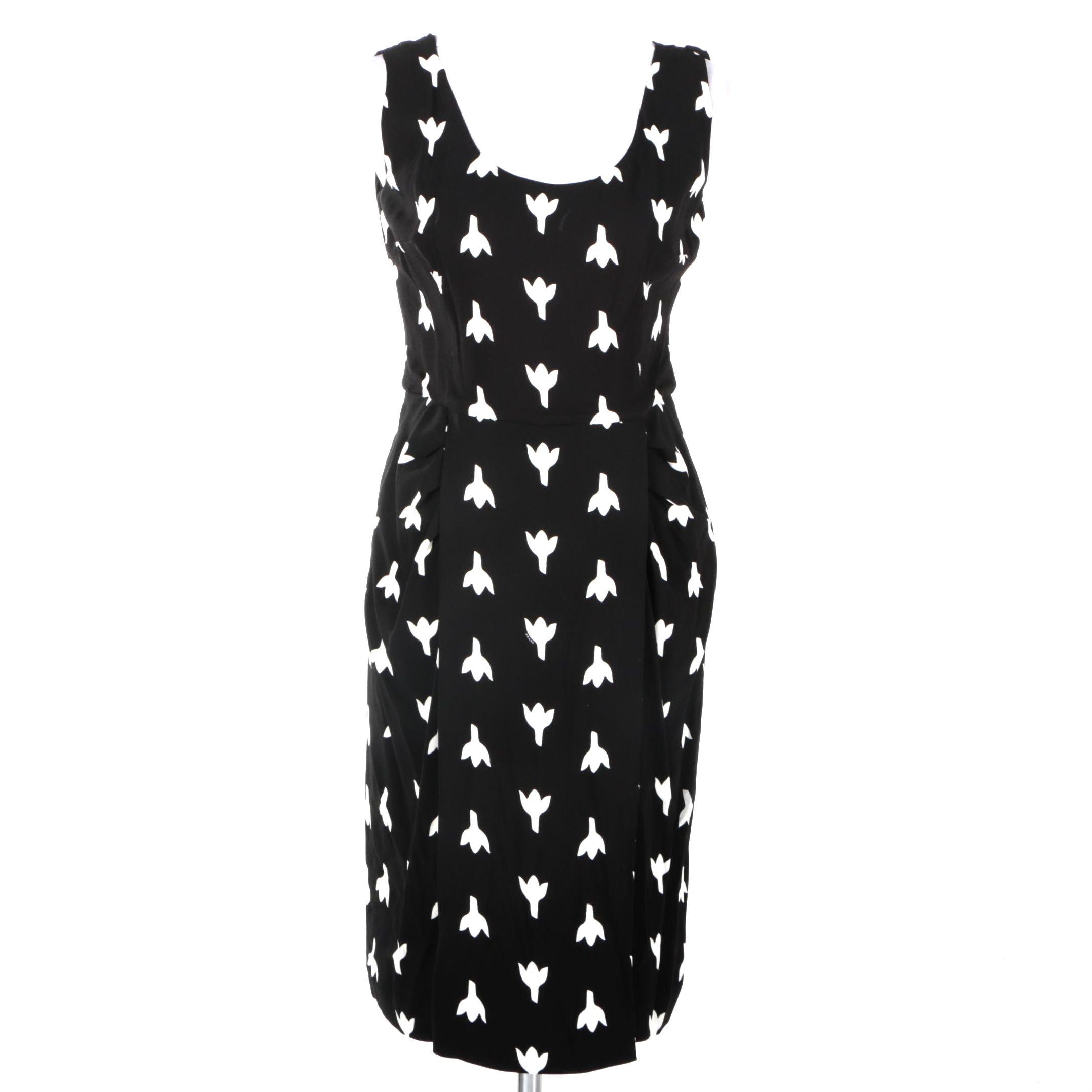 Prada Bird Print Dress