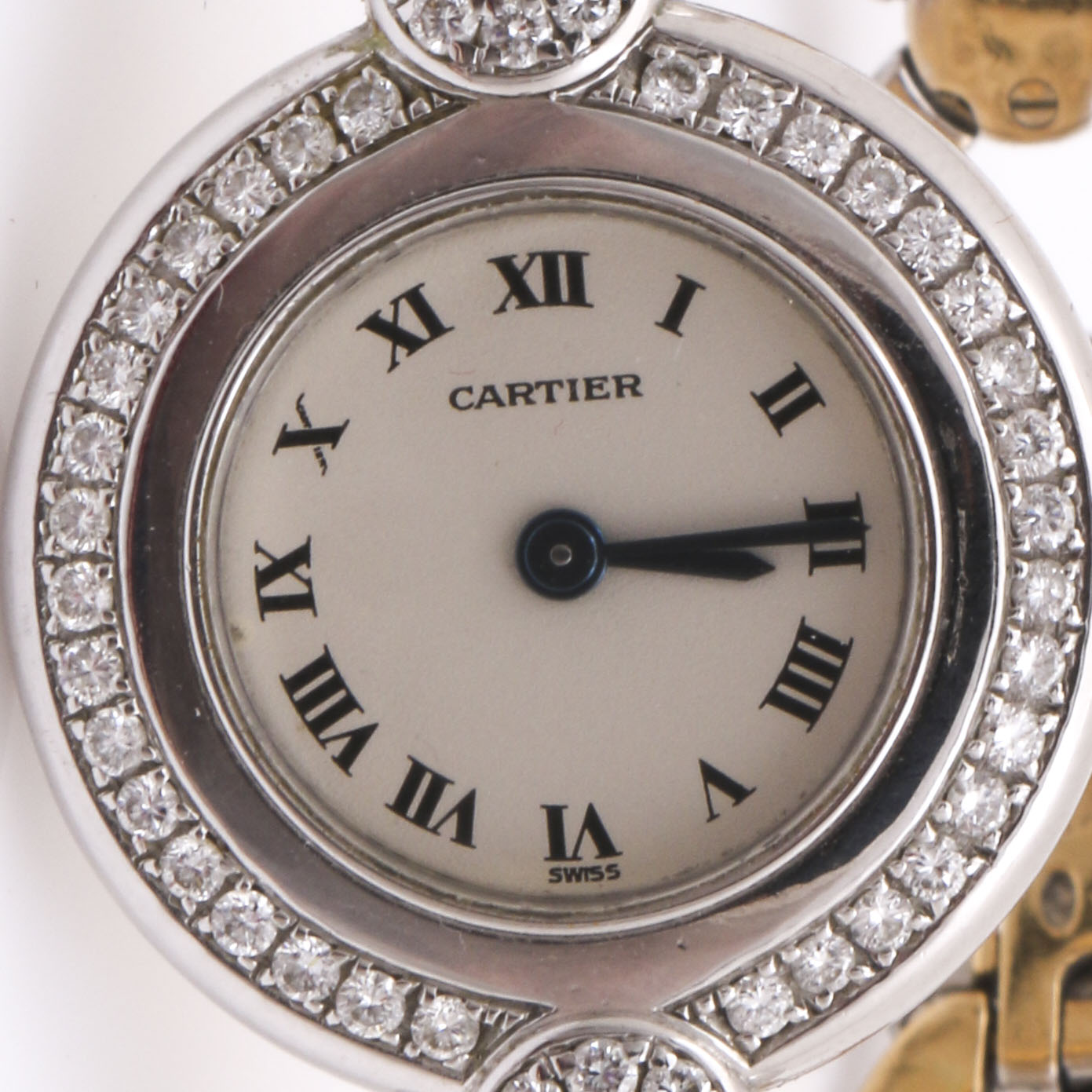 Cartier 18K Gold and 1.28 CTW Diamond Watch
