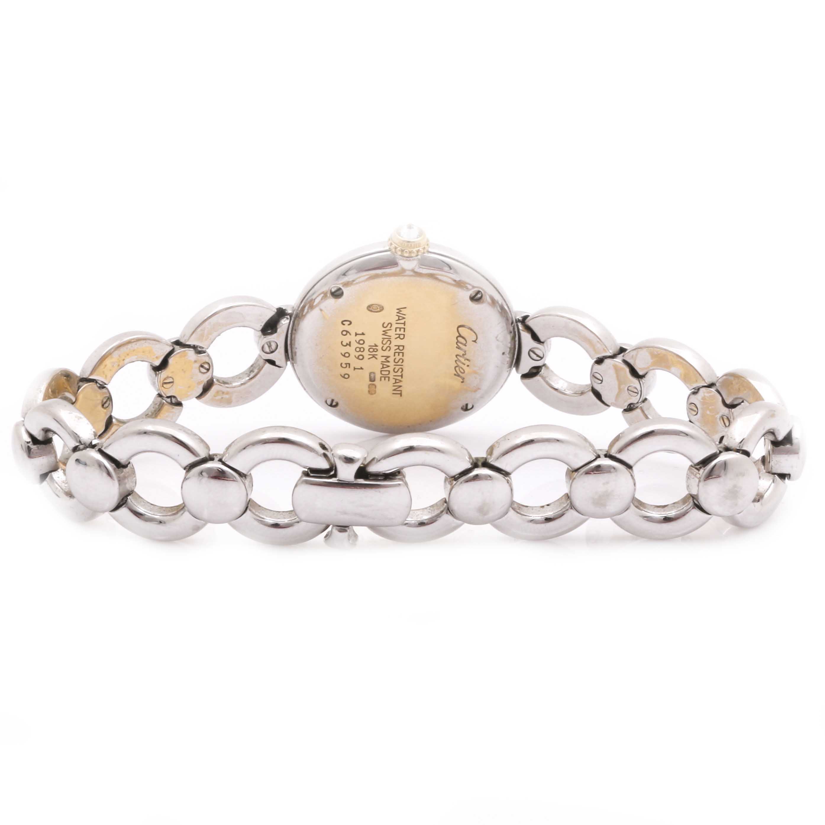 Cartier 18K Gold and 1.28 CTW Diamond Watch