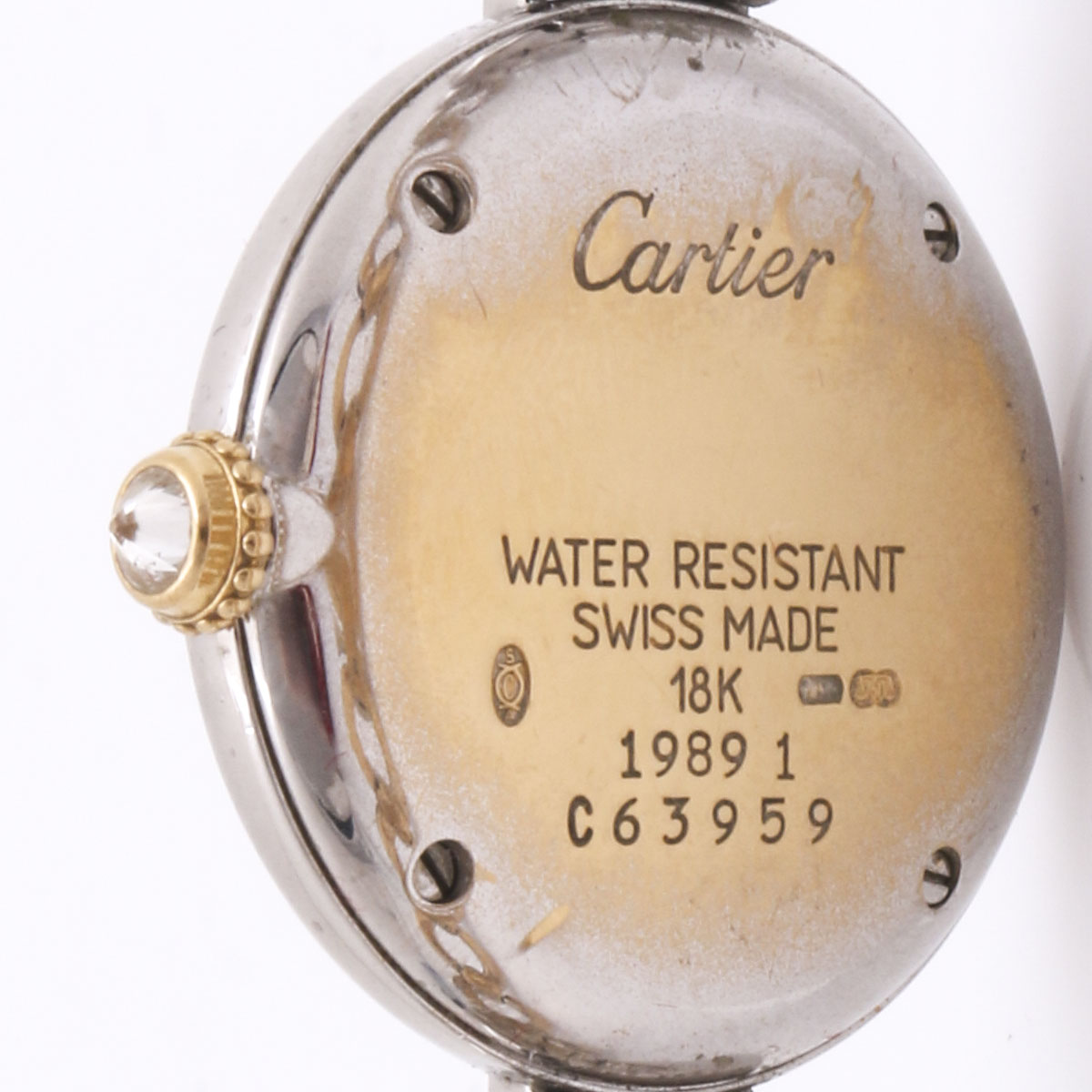 Cartier 18K Gold and 1.28 CTW Diamond Watch