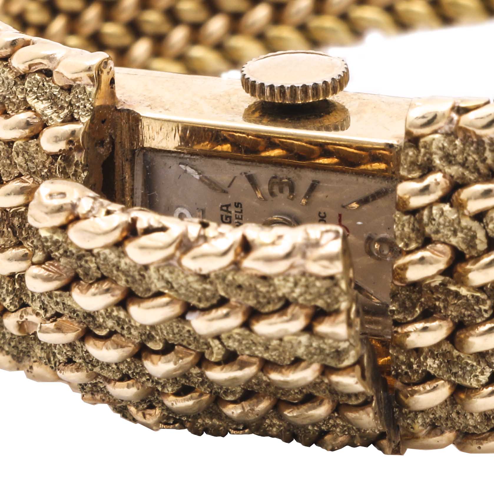 Eloga 14K Yellow Gold Bracelet With Covered Watch