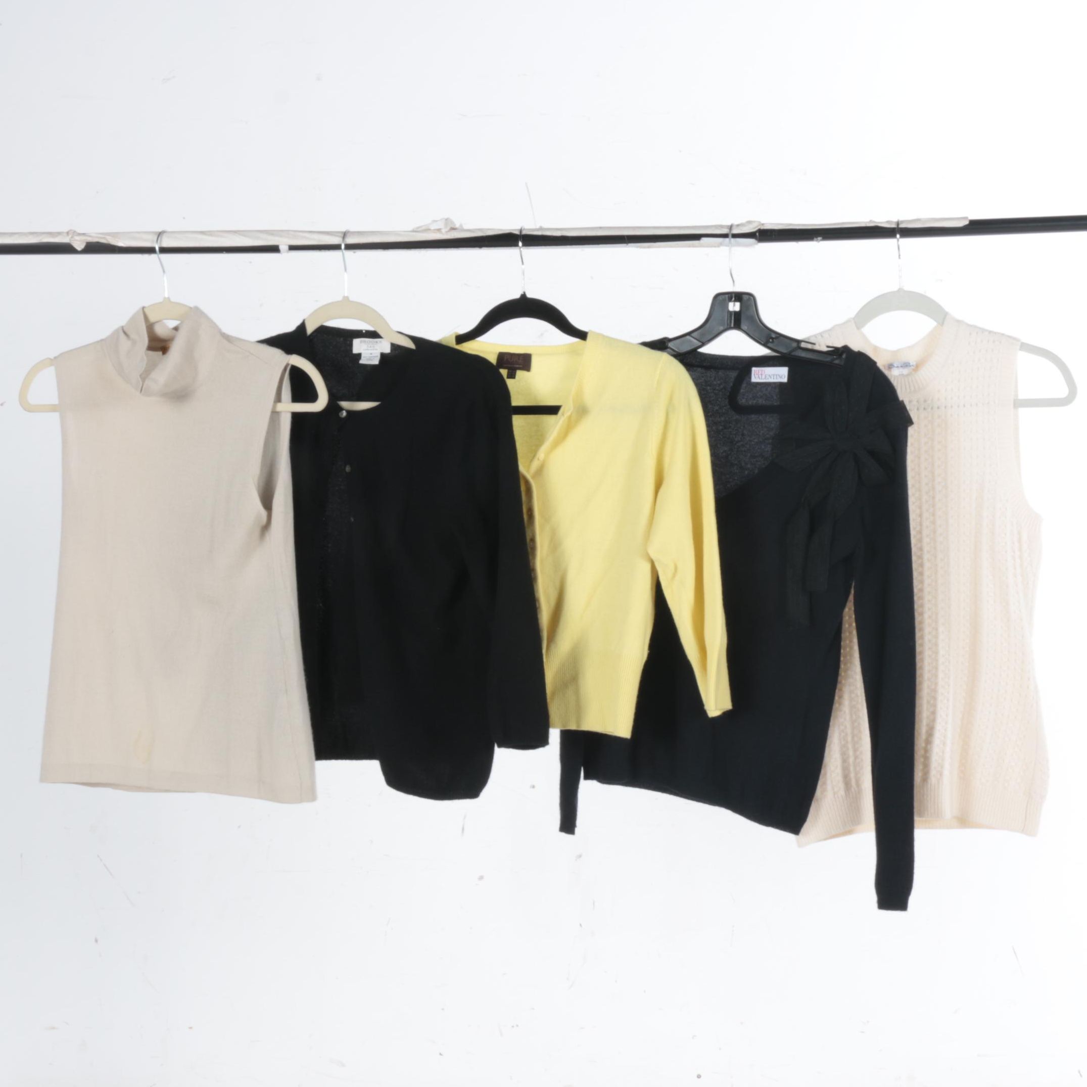 Women's Cashmere Tops Including Red Valentino