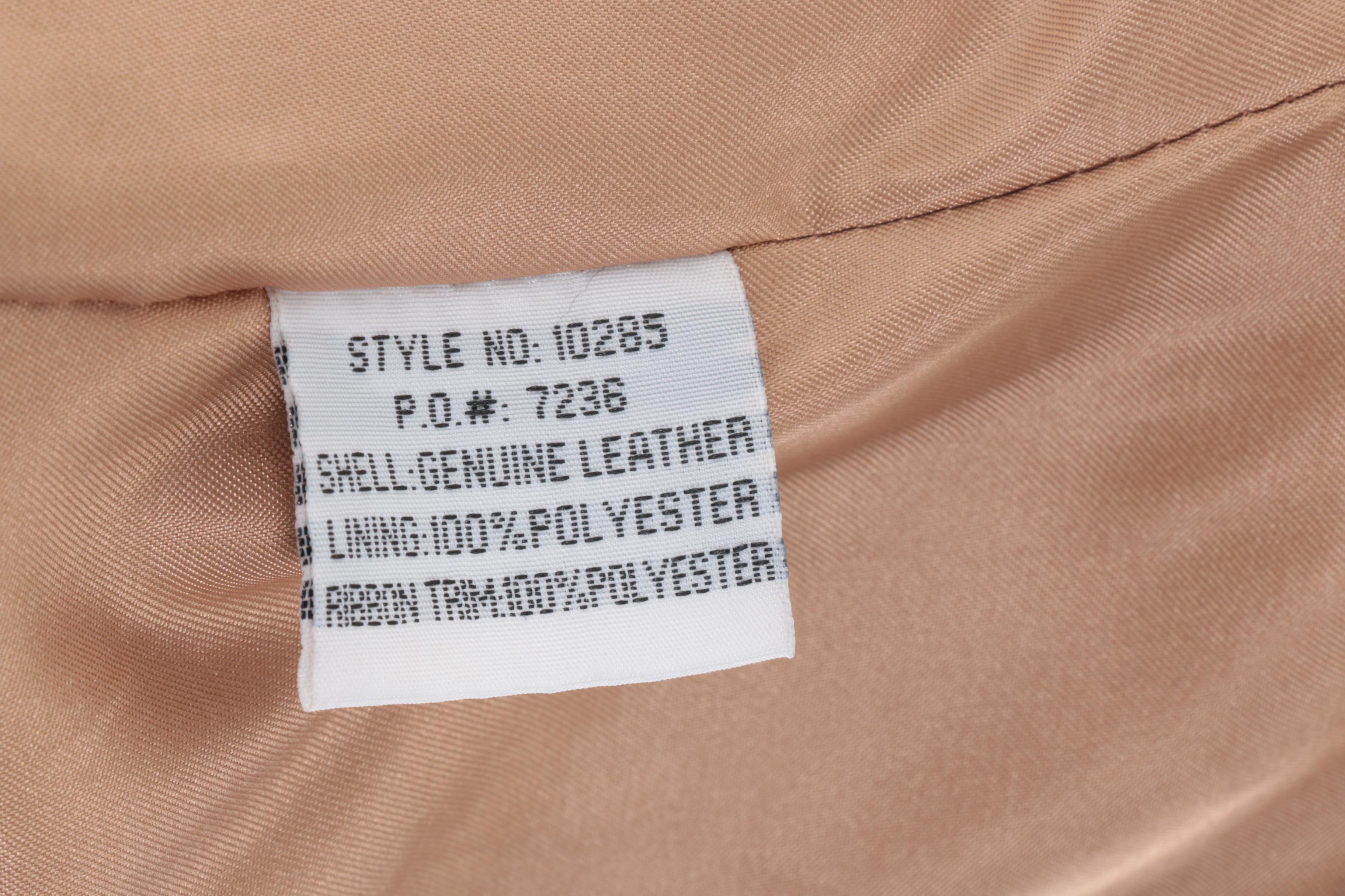 Margaret Godfrey Leather Crop Jacket