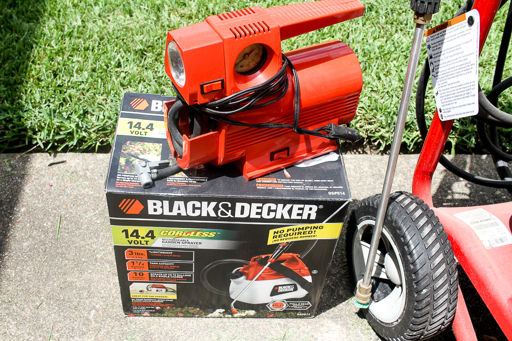 Black & Decker Cordless Rechargeable Garden Sprayer and Power Washer