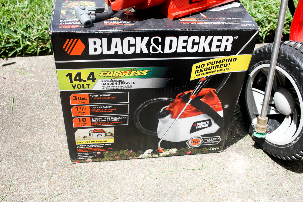 Black & Decker Cordless Rechargeable Garden Sprayer and Power Washer