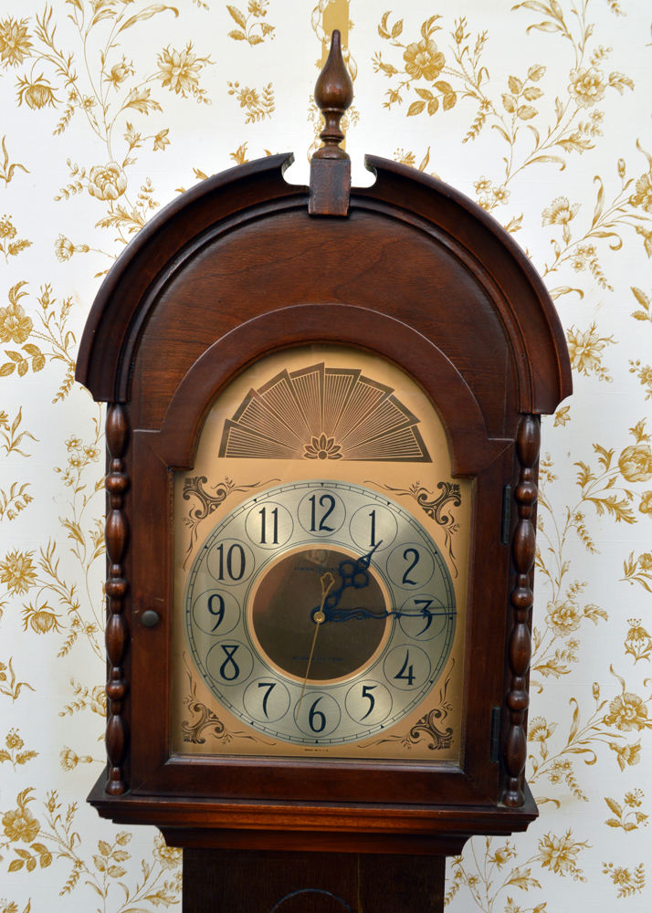 Vintage General Electric Grandfathers Clock
