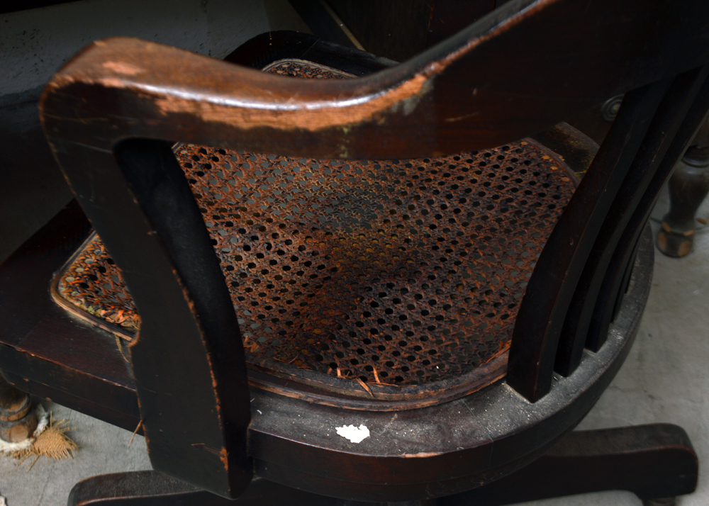 Vintage Walnut Desk by Indiana Desk Company