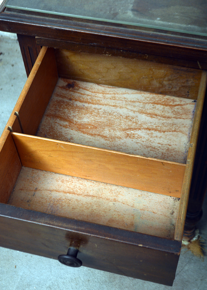 Vintage Walnut Desk by Indiana Desk Company