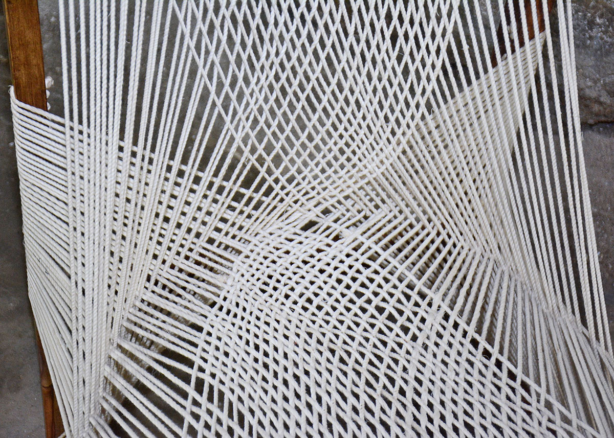 Danish Modern Style String Chair with Footrest