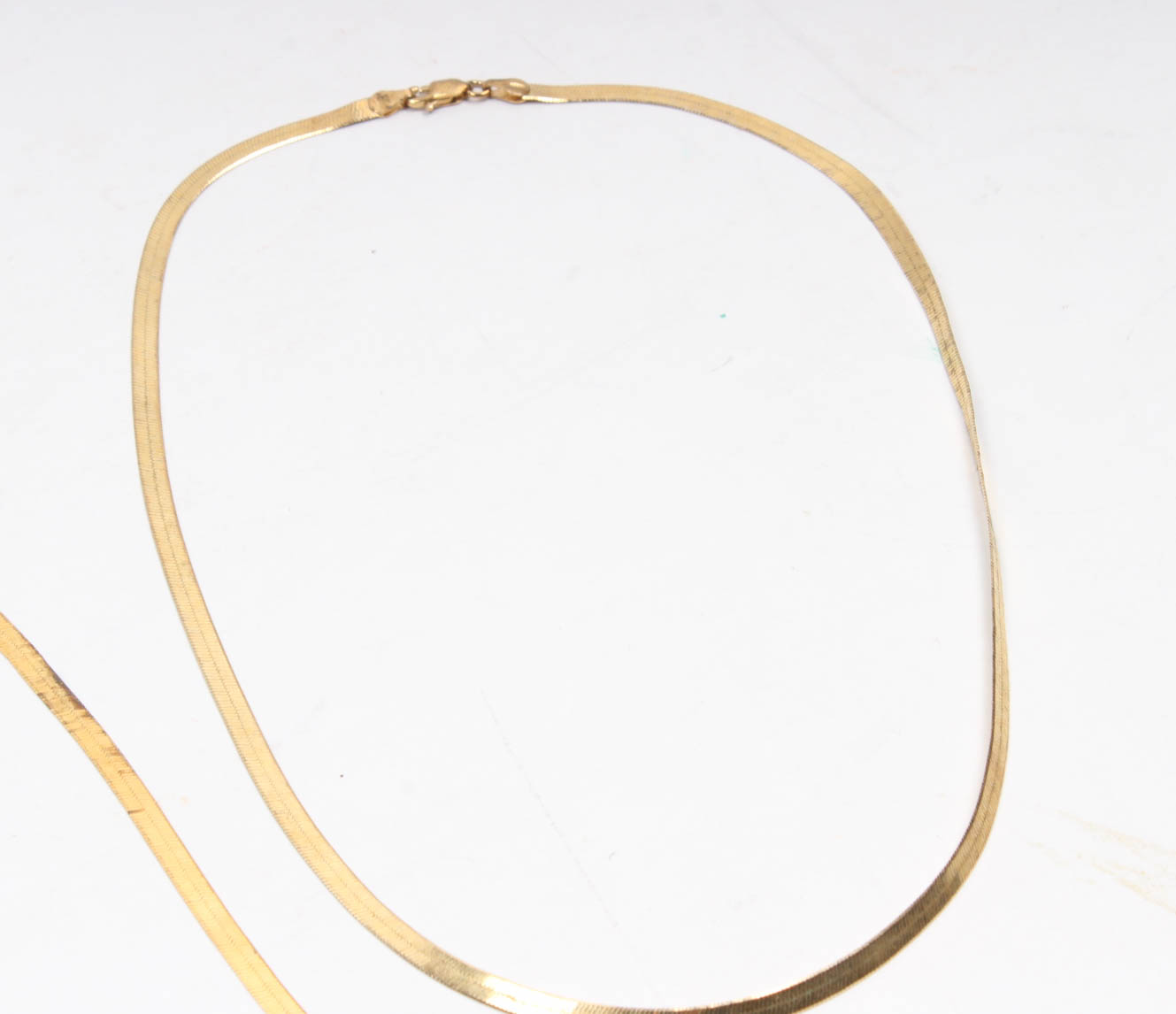 Gold Plated Sterling Silver Herringbone Jewelry