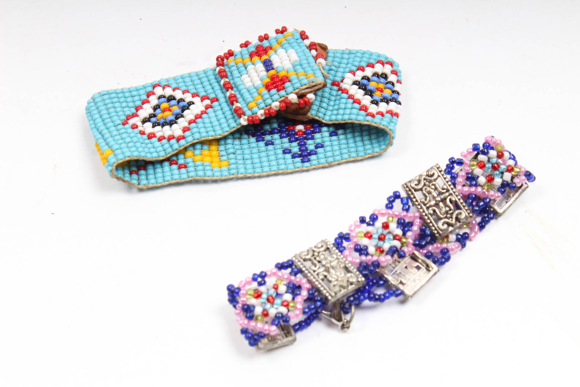 Collection of Southwestern and Zulu Tribe Beaded Jewelry