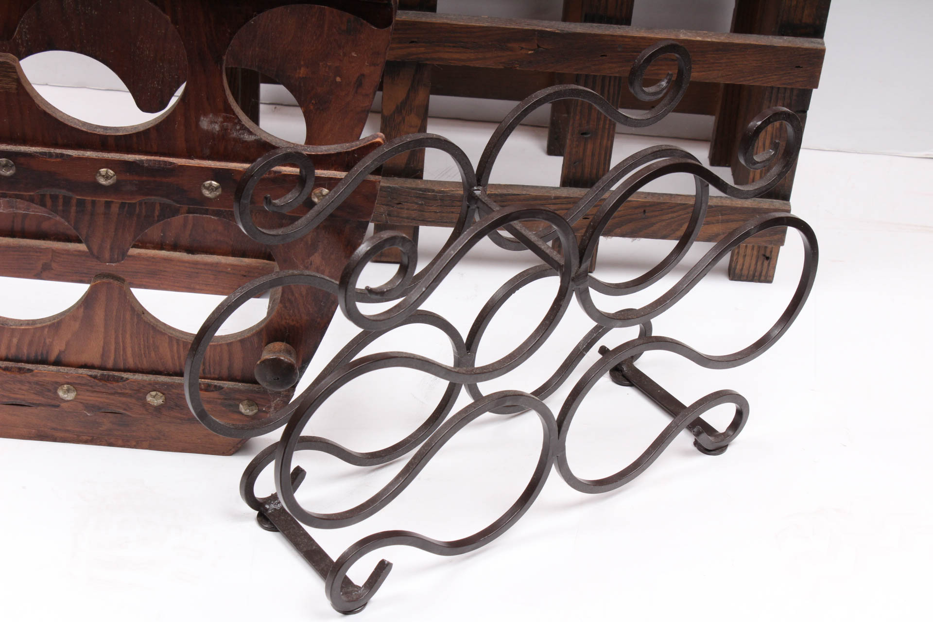 Grouping of Small Scale Wine Racks