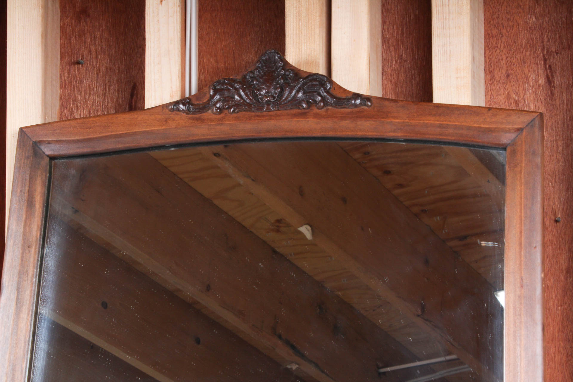 Wood Frame Full Length Wall Mirror