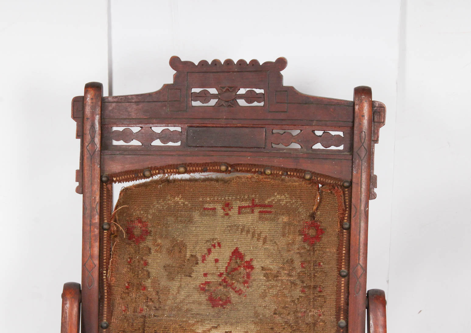 Antique Eastlake Rocking Chair with Matching Windsor Style Chairs