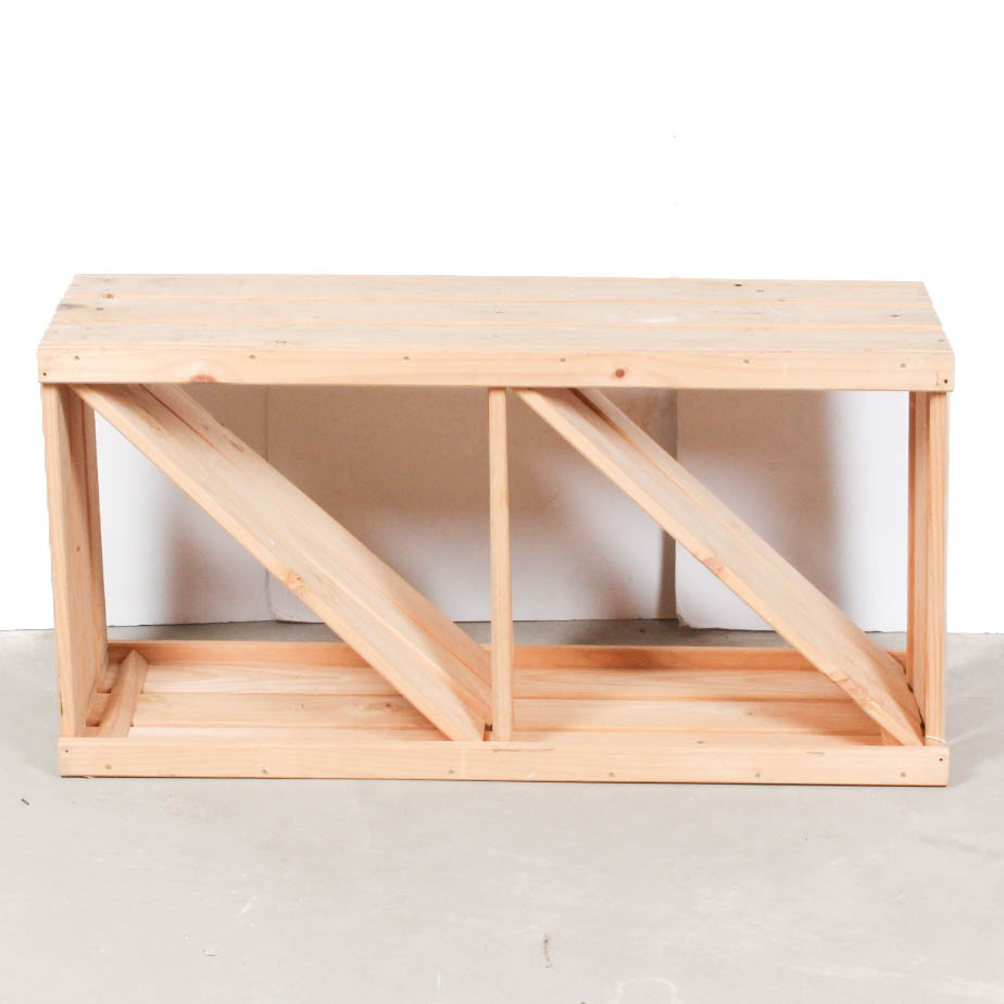 Handcrafted Wooden Wine Rack