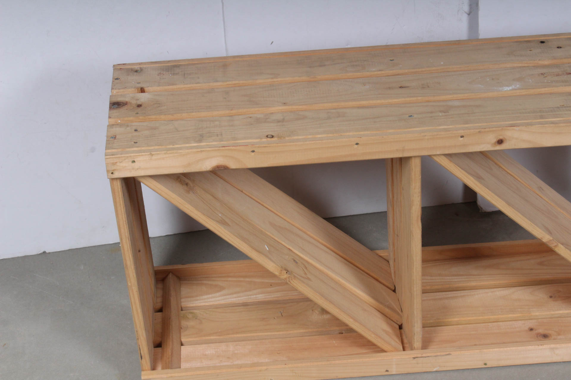 Handcrafted Wooden Wine Rack