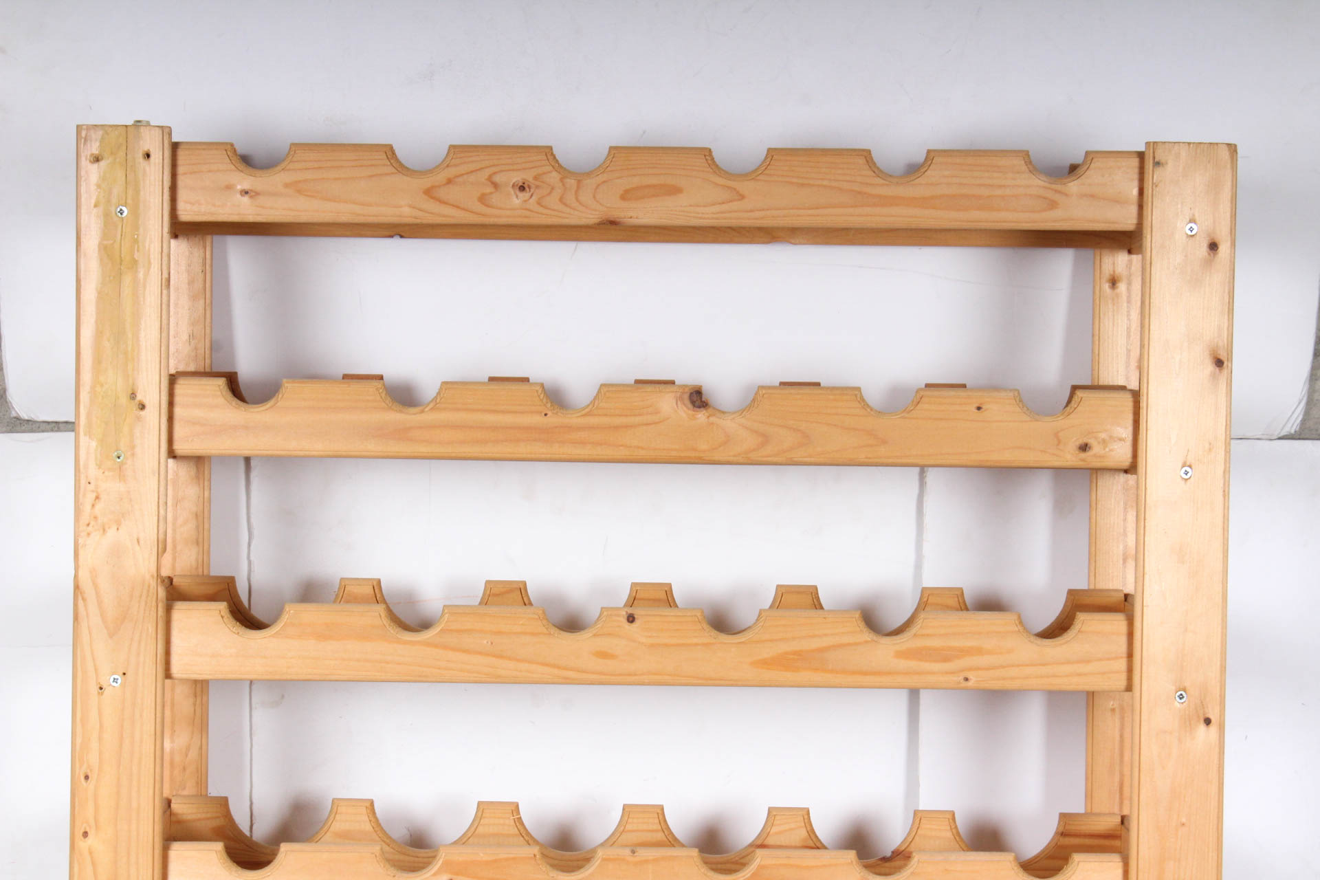 Forty-Eight Bottle Pine Wine Rack