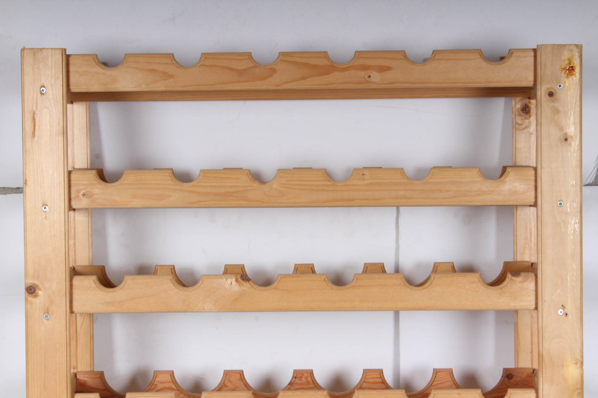 Forty-Eight Bottle Pine Wine Rack