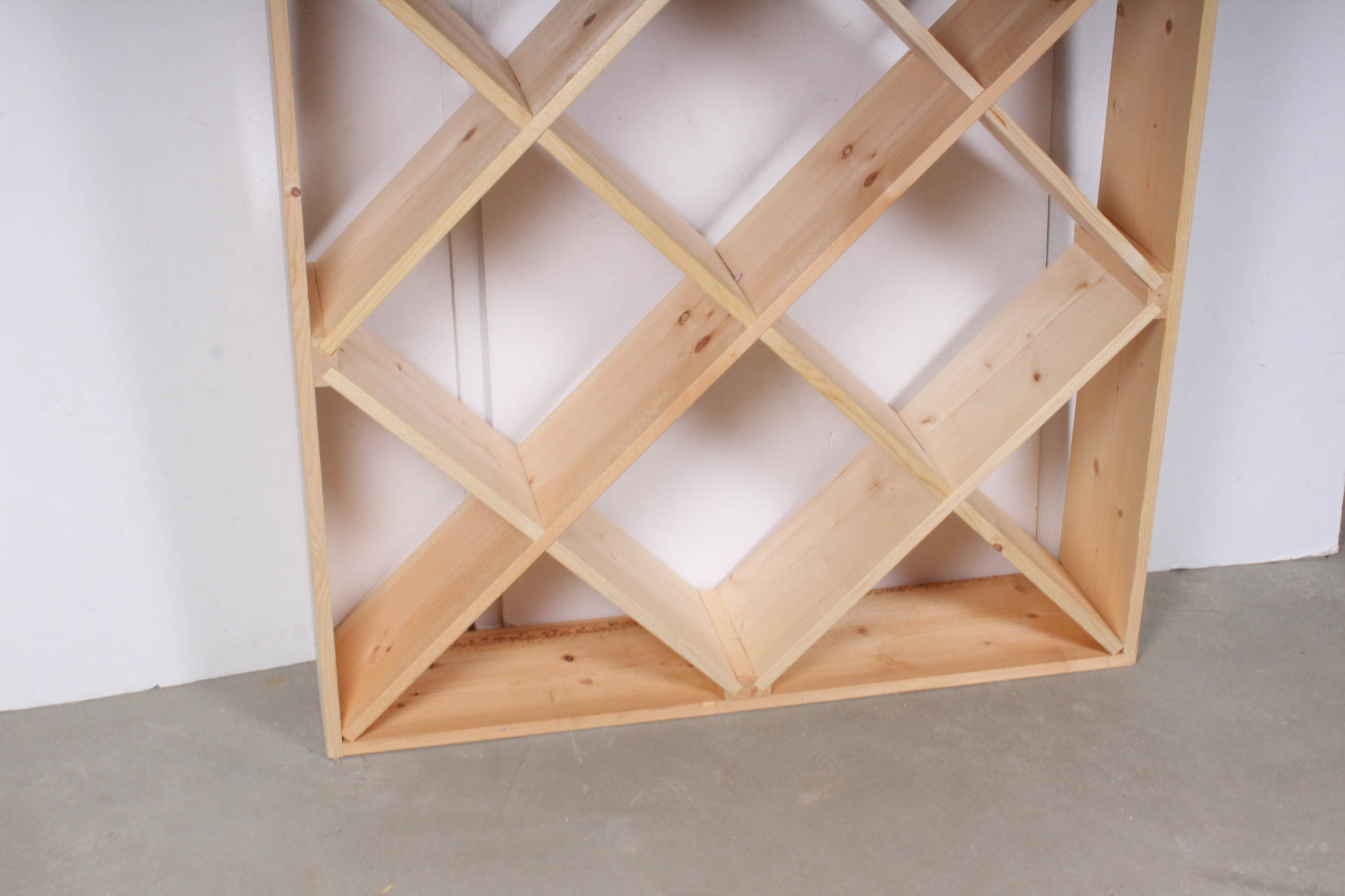 Hand Crafted Wooden Wine Rack