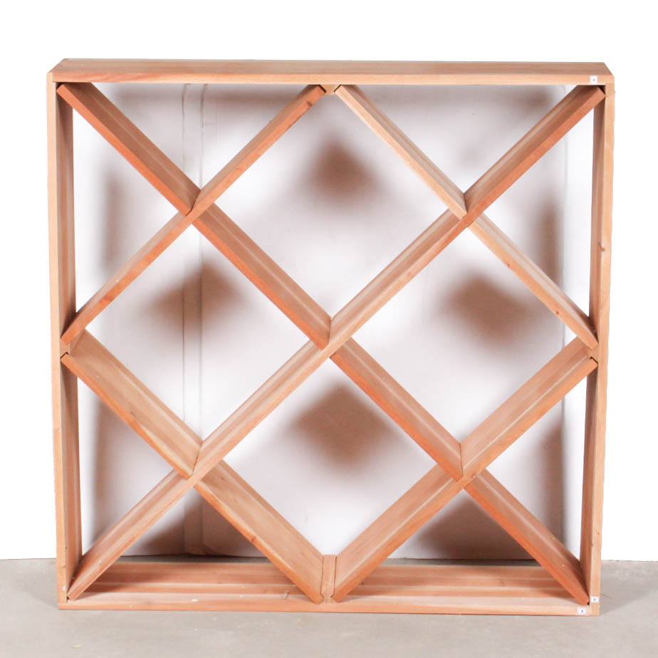 Handcrafted Wooden Wine Rack