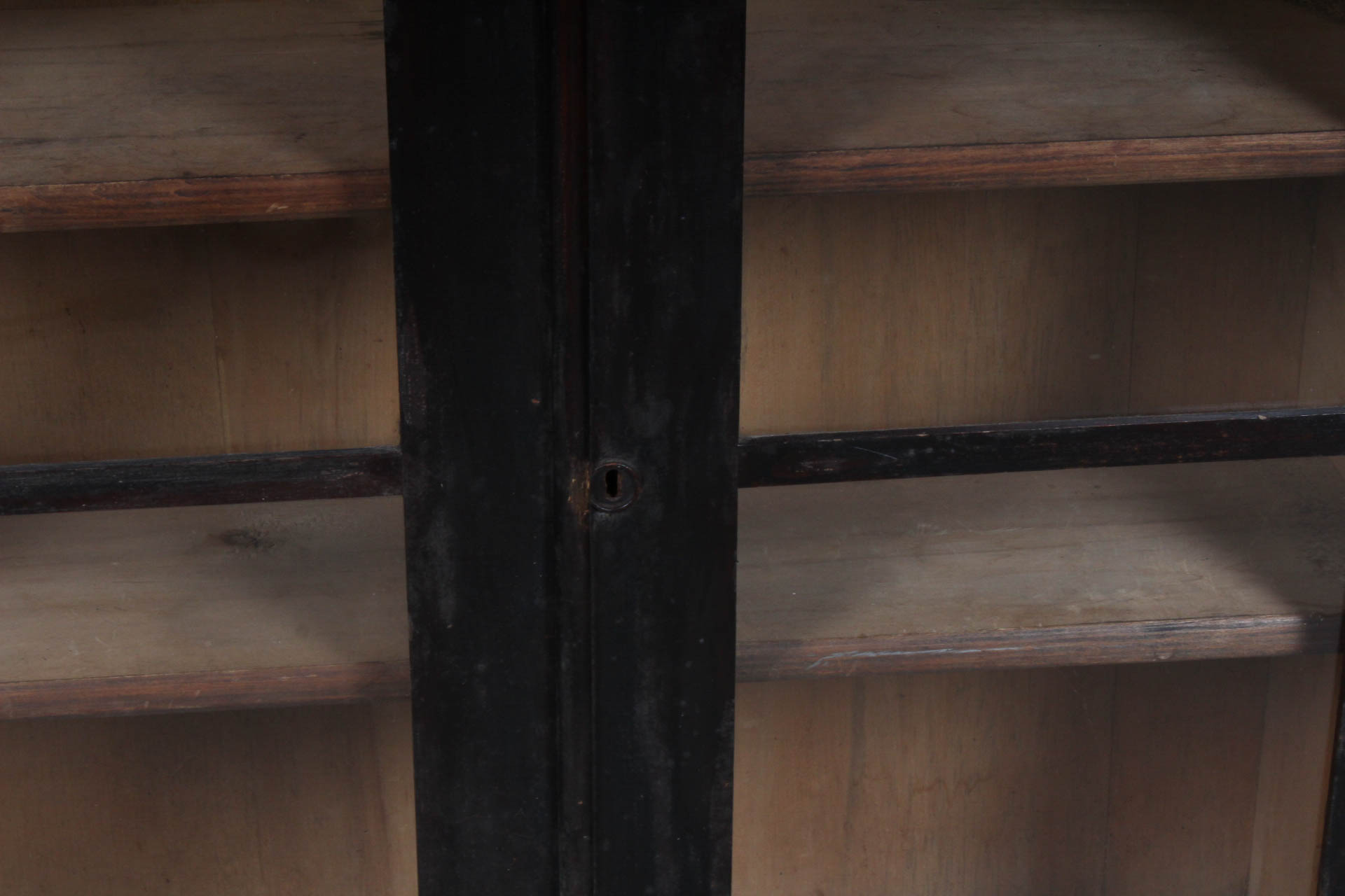 Antique Glass Front Cabinet