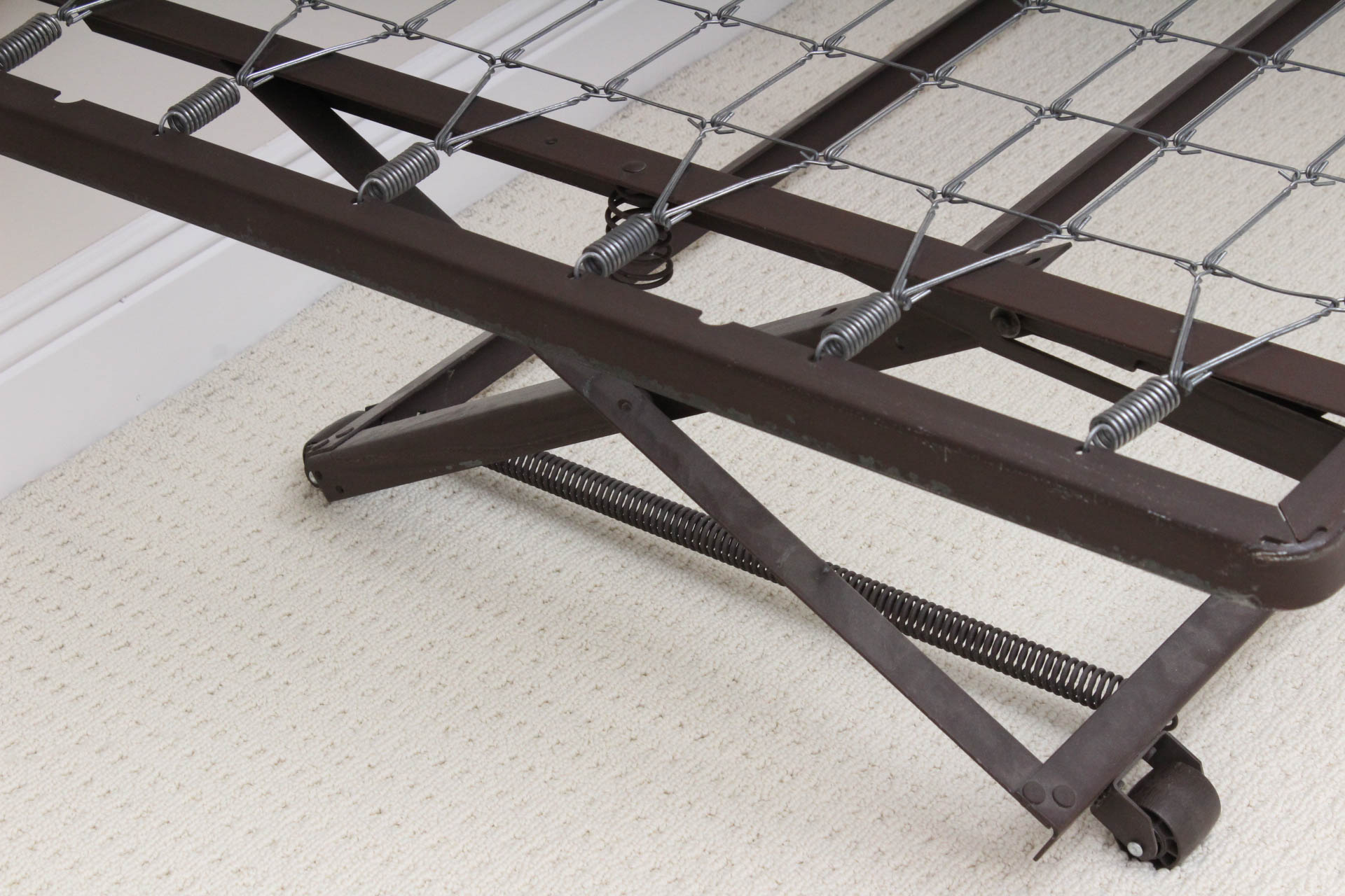 Twin Size Metal Trundle Bed Frame