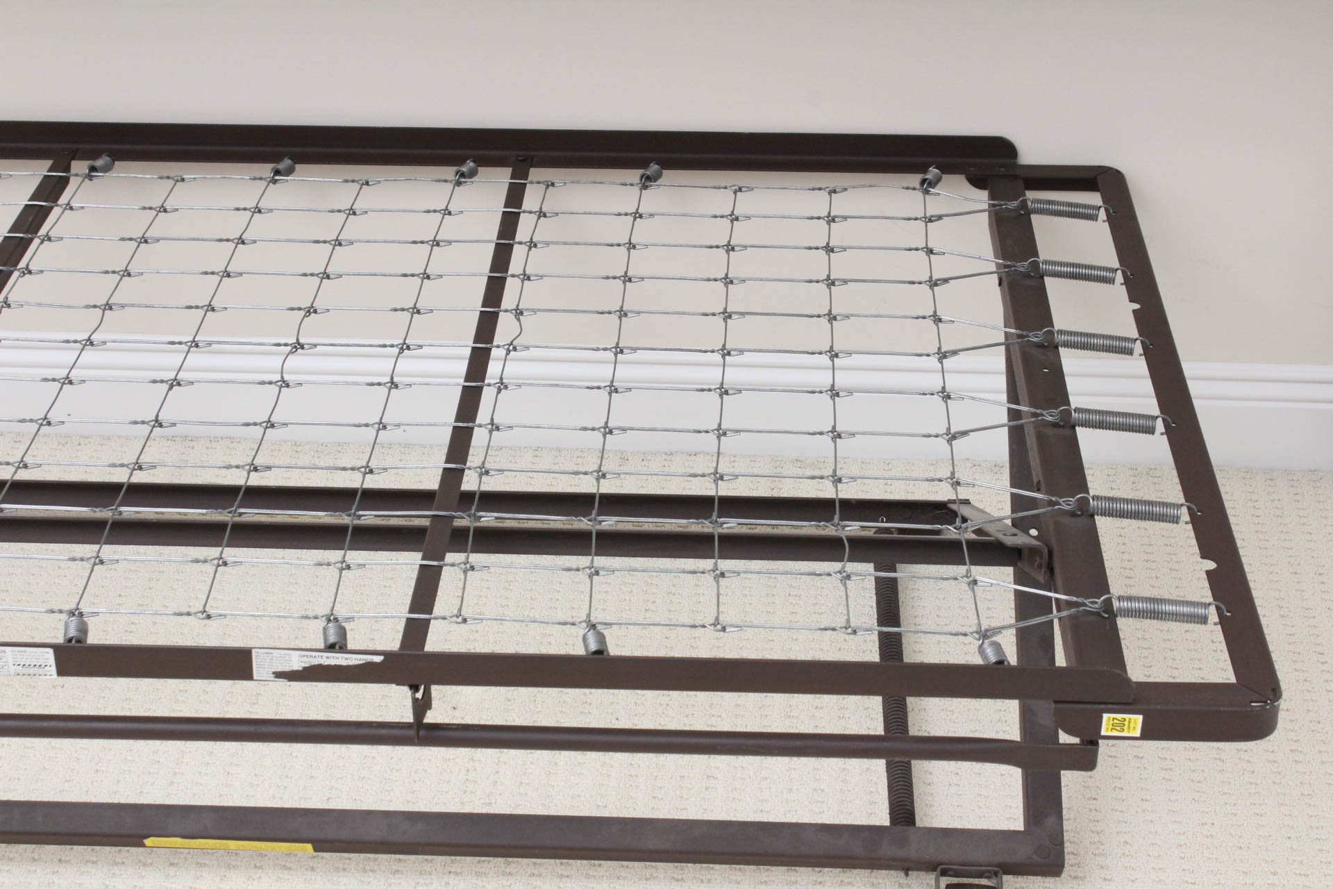 Twin Size Metal Trundle Bed Frame